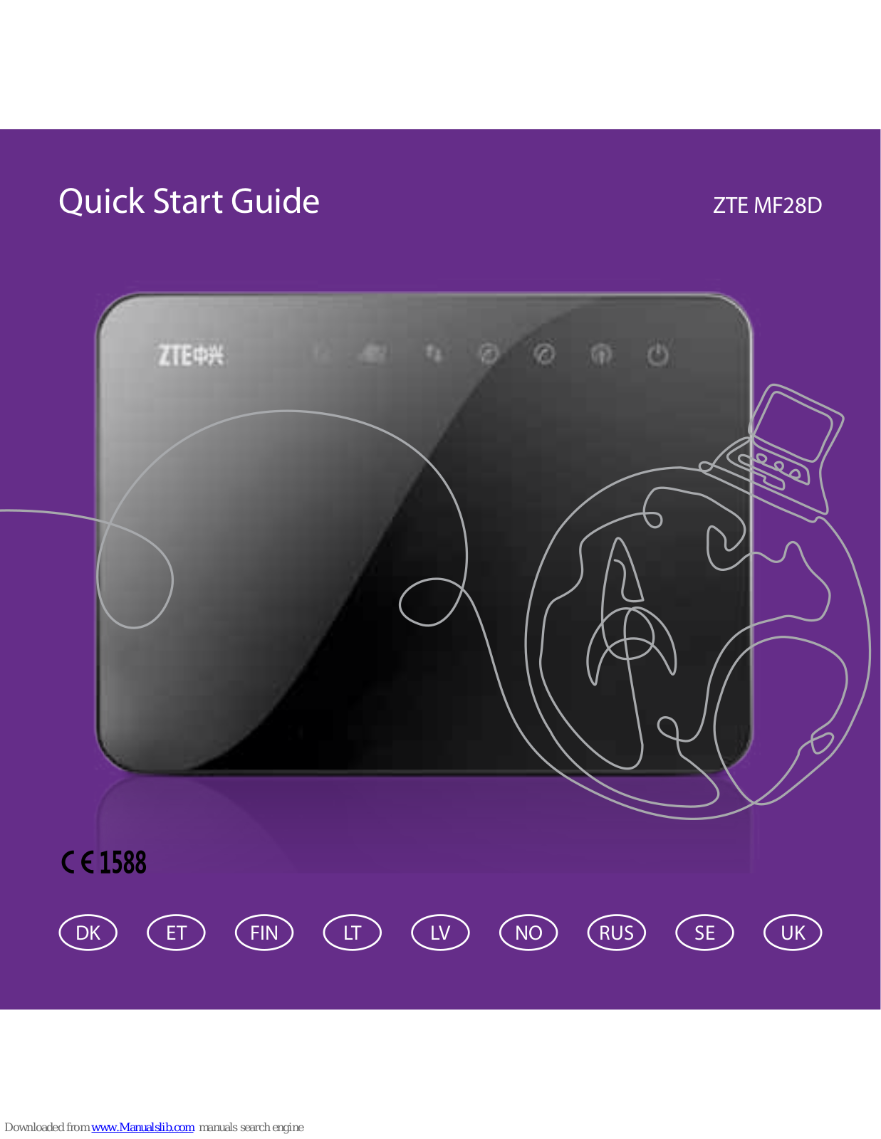 Zte MF28D Quick Start Manual