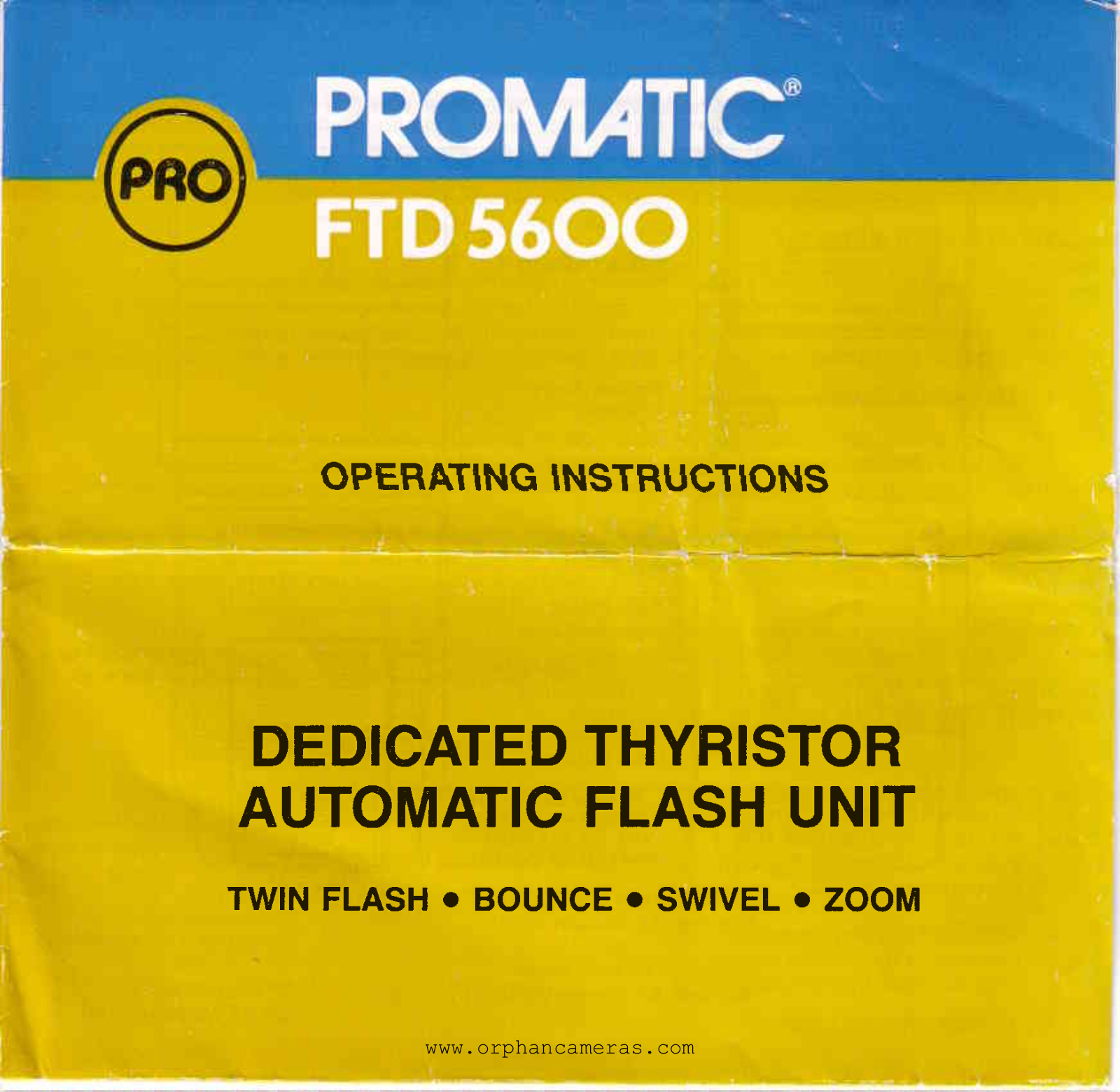 promatic ftd5600 User Guide - ManualMachine.com