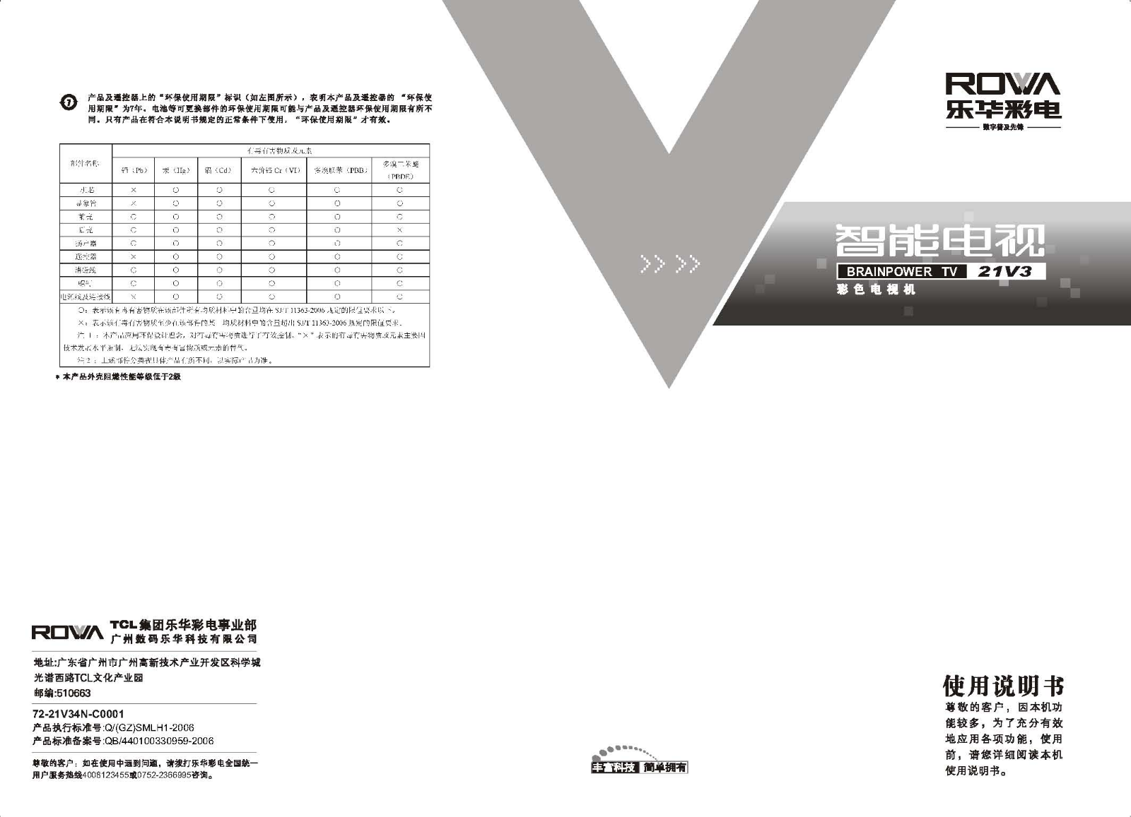 ROWA 21V3 User Manual