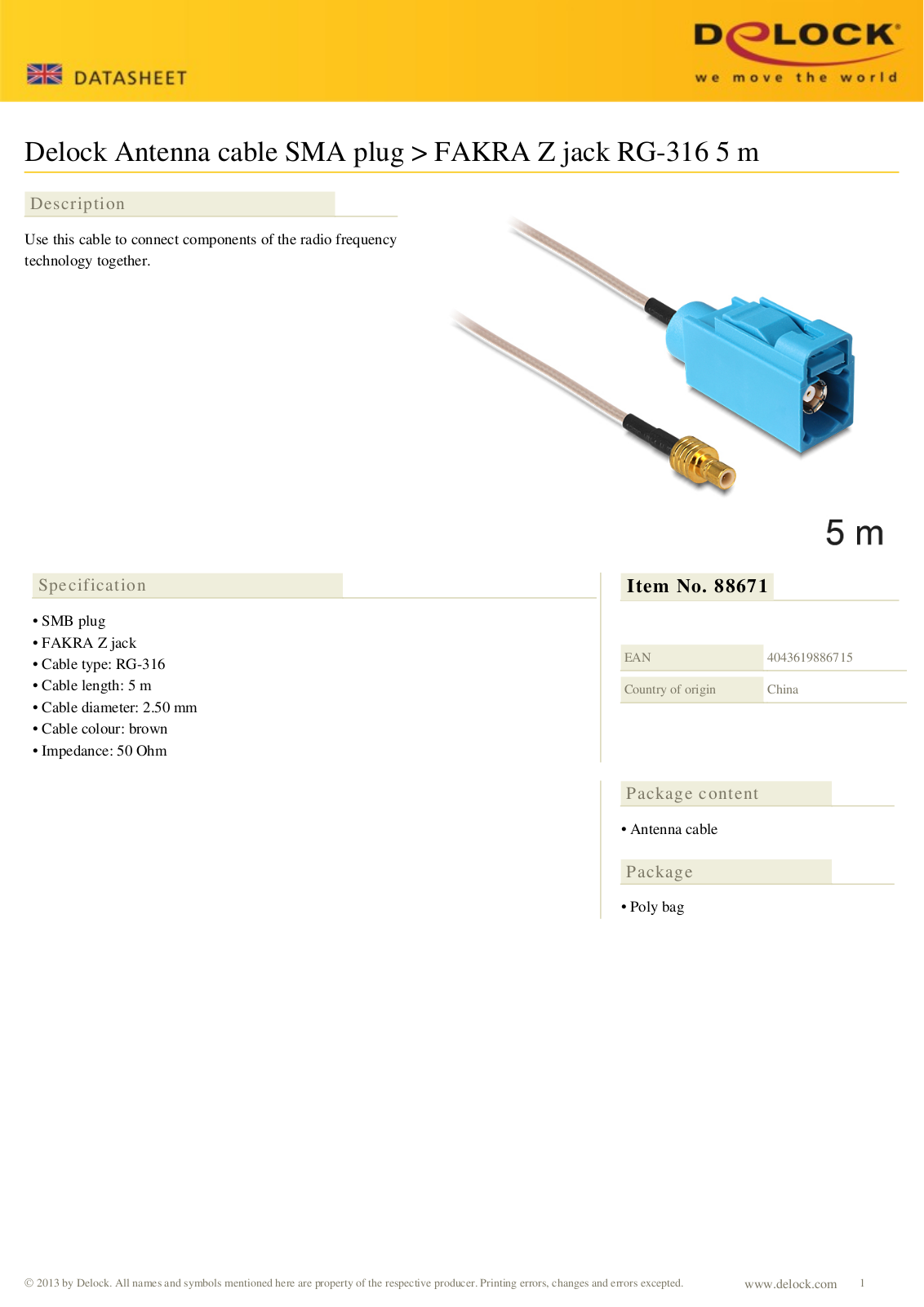 DeLOCK 88671 User Manual