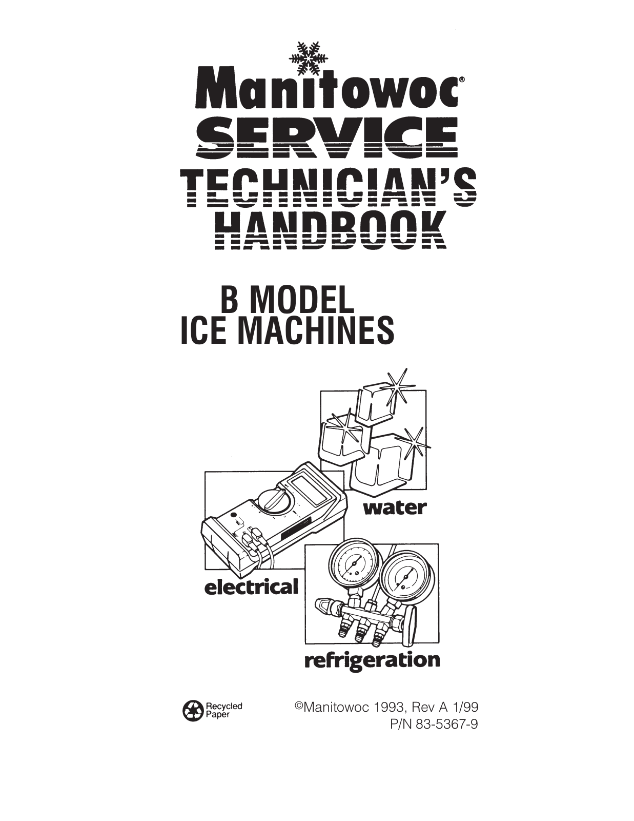 Manitowoc Ice BY0494N Service Manual