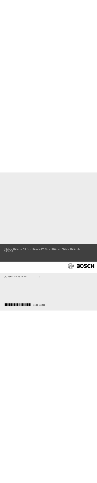 Bosch PKN845T14E, PKE645T14C, PKL645T14E, PKK651T14E, PKL646T14E User Manual