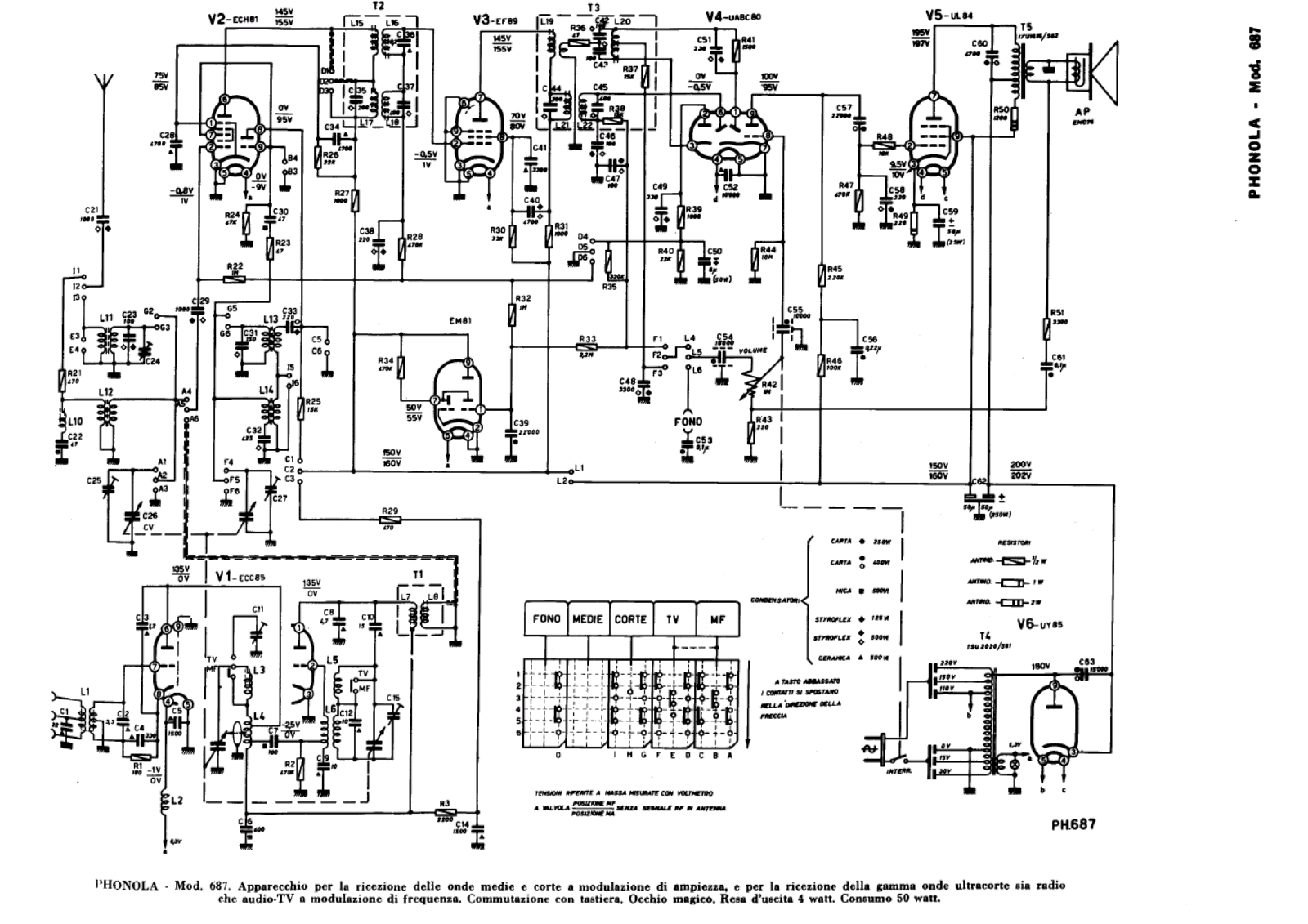 Phonola 687 schematic - ManualMachine.com