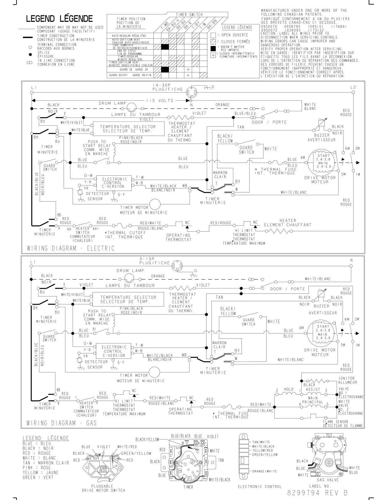 Whirlpool YWED5700VW0 Parts Diagram