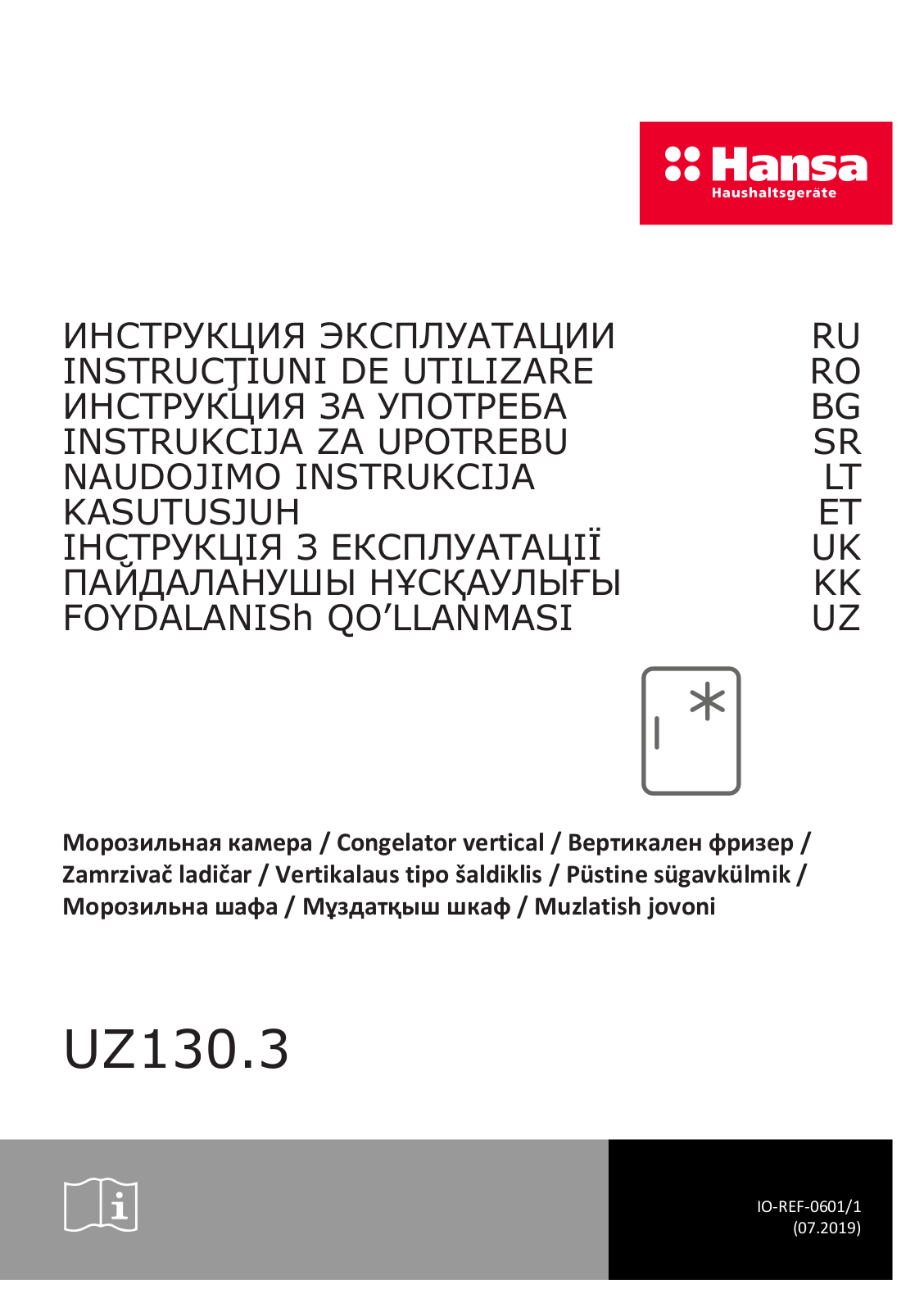 Hansa UZ130.3 User manual