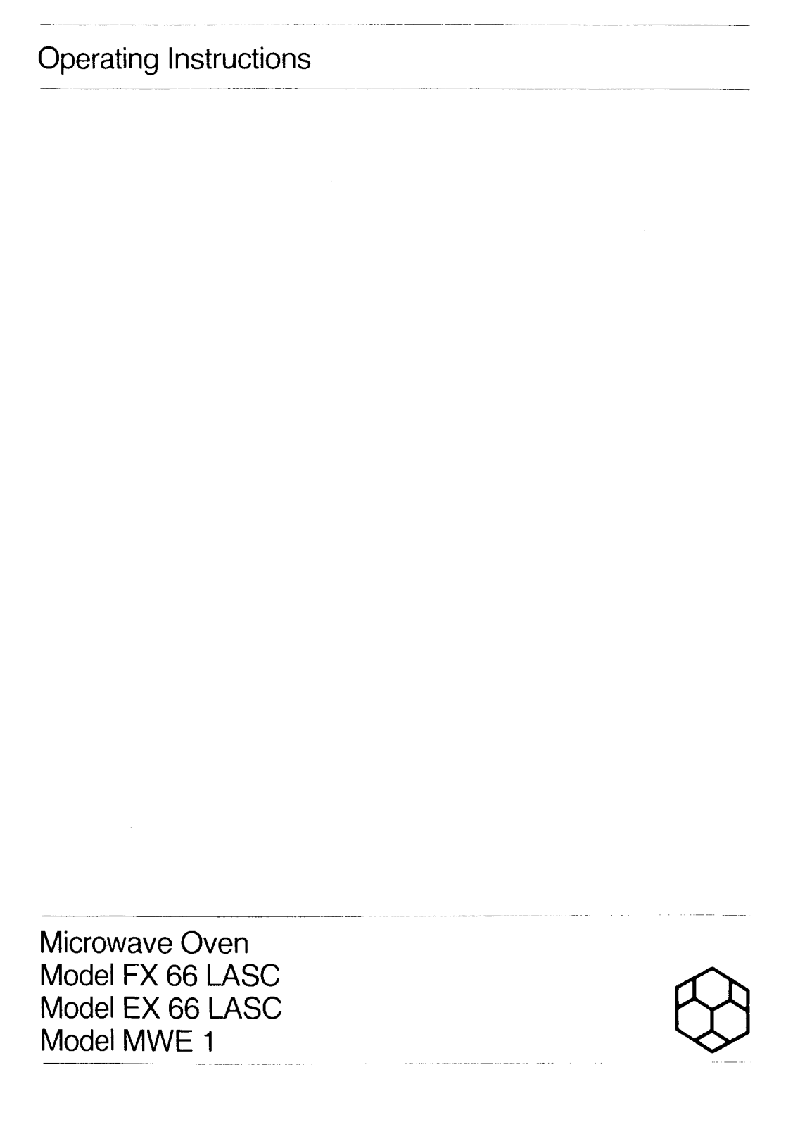 AEG Micromat FX66 LASC, Micromat EX66 LASC D, Micromat EX66 LASC User Manual