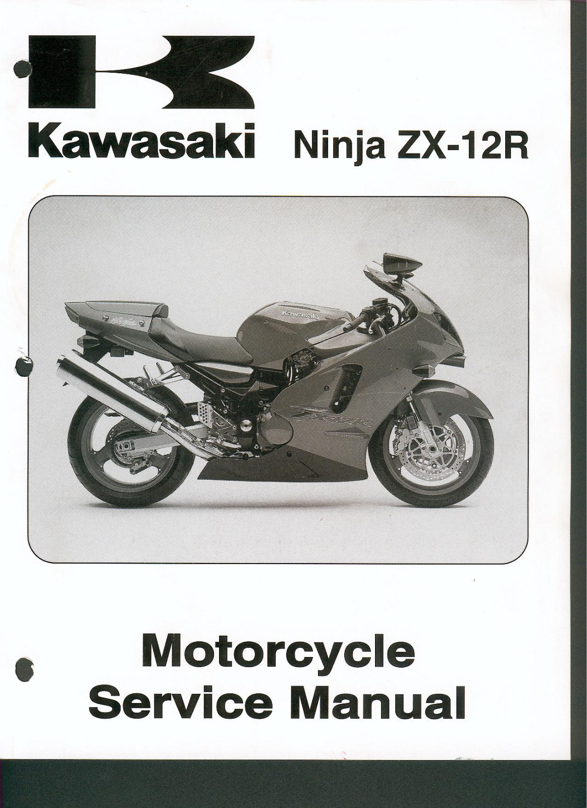 Kawasaki NINJA ZX12R (2000) User Manual