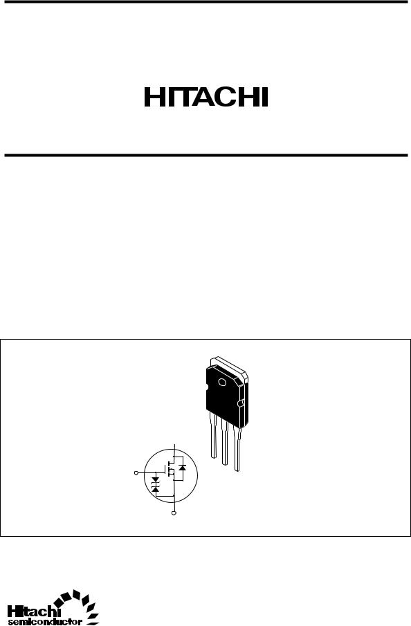 HITACHI 2SK1161, 2SK1162 User Manual