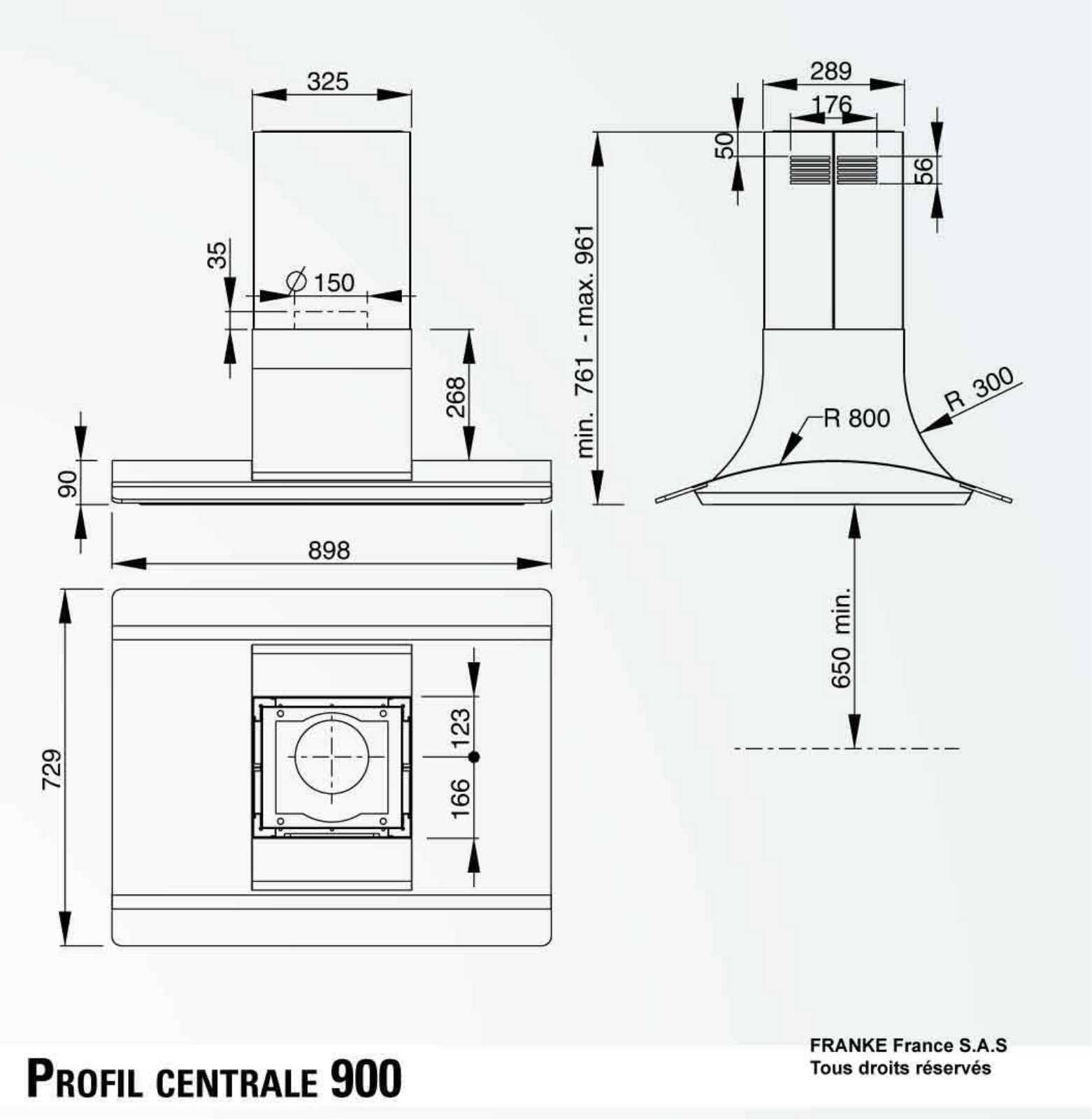 Roblin PROFIL CENTRALE 900 User Manual