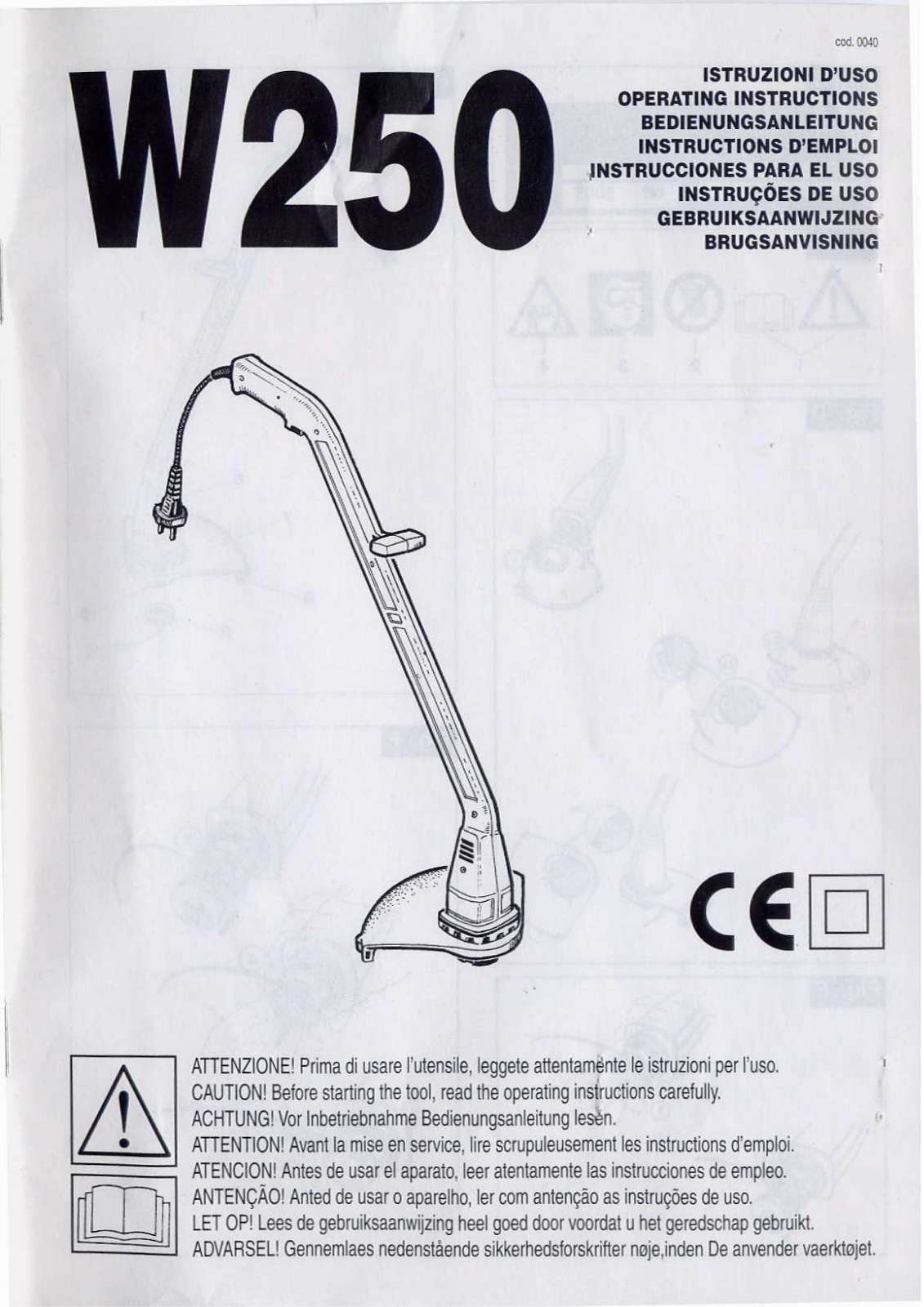 WEC W250 User Manual