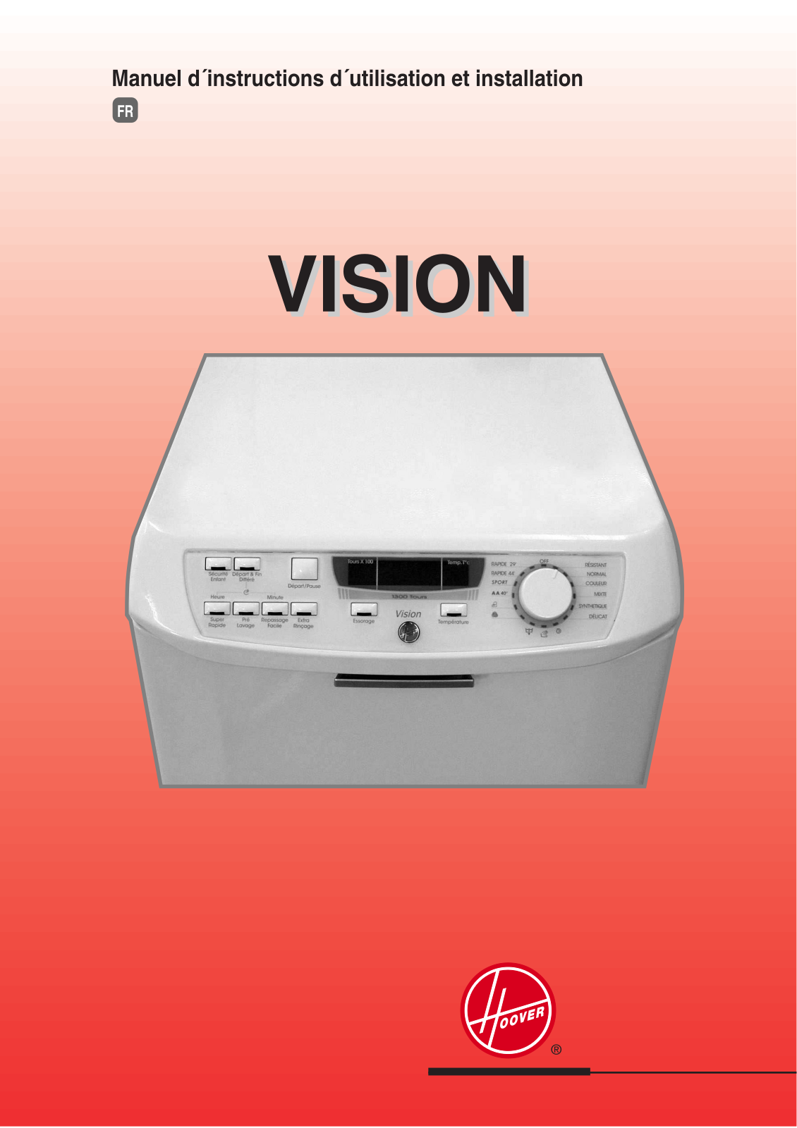 HOOVER HTV 914 P, HTV914 User Manual