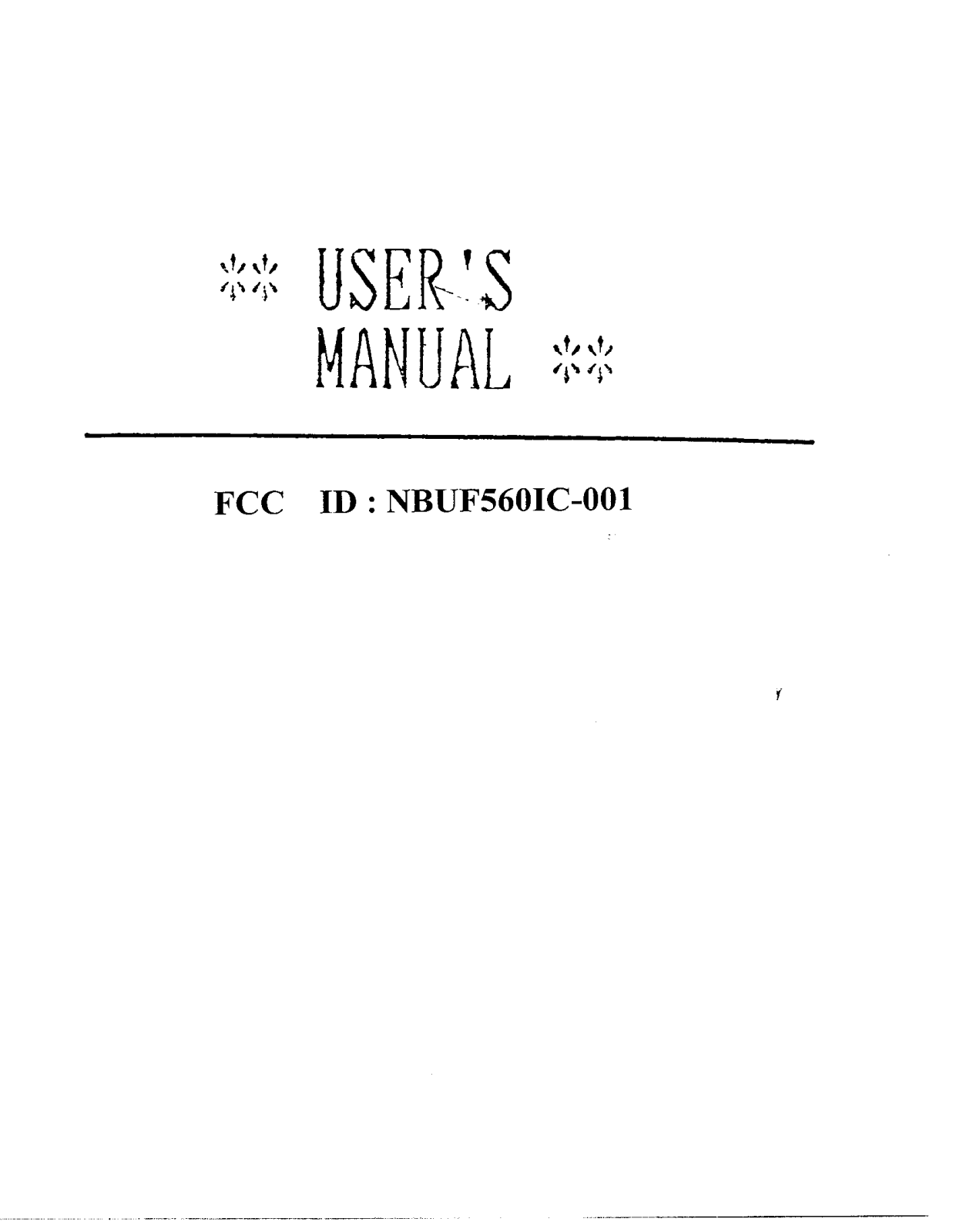 Timedia Technology F5601C 001 User Manual