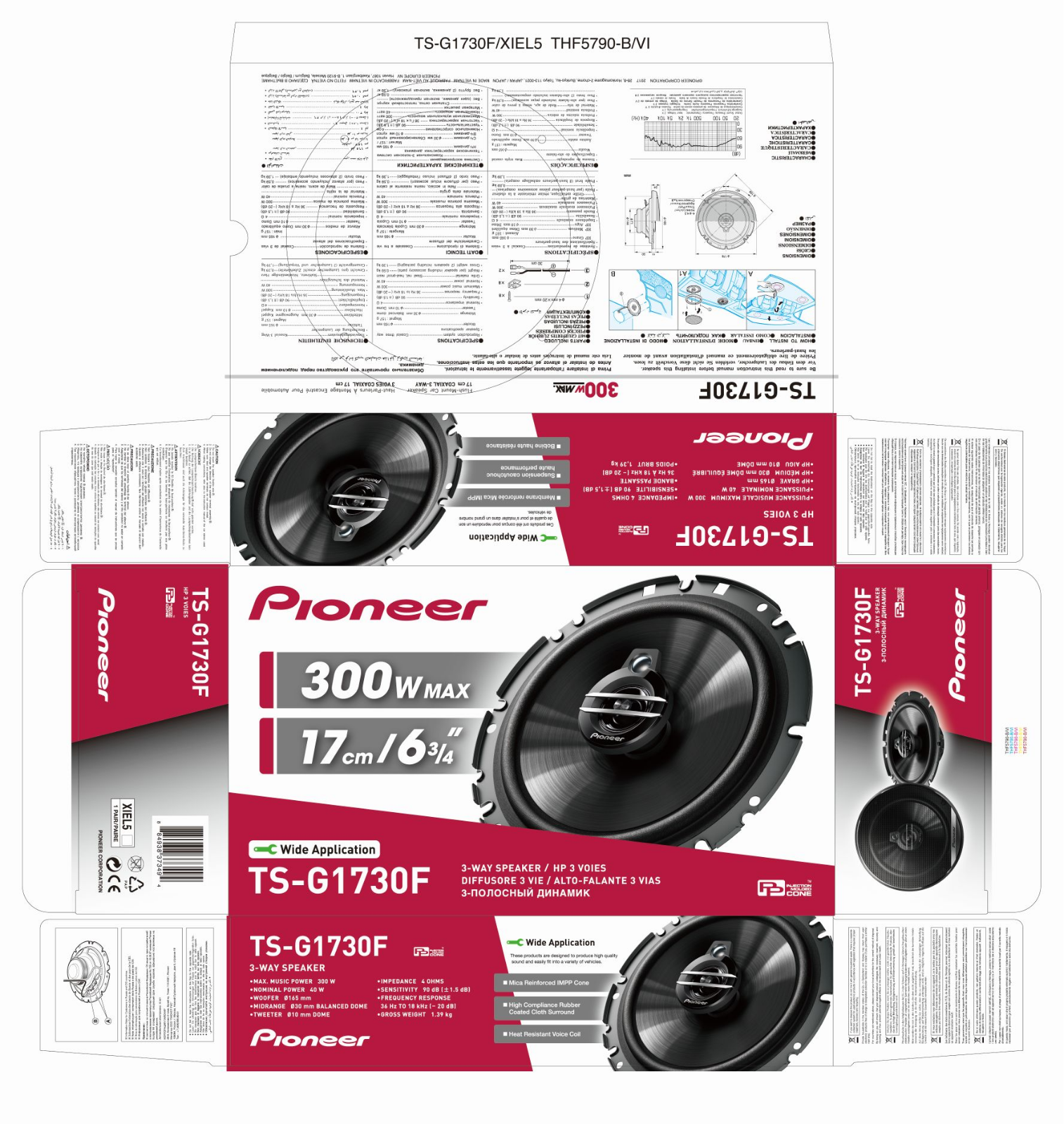 Pioneer TS-G1730F User Manual