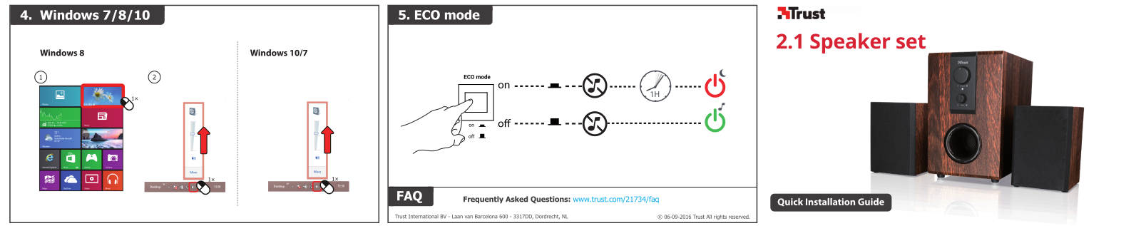 Trust 2.1 Silva Wood User Manual