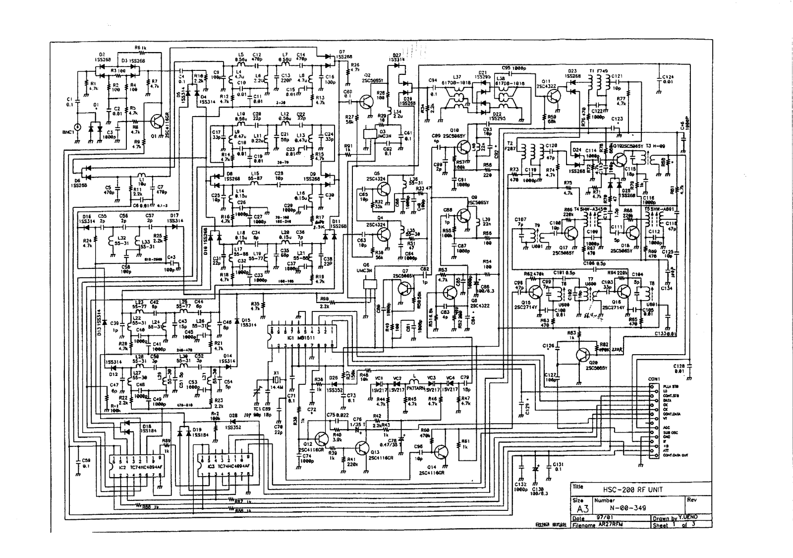 commtel SC COM 610 Schematic