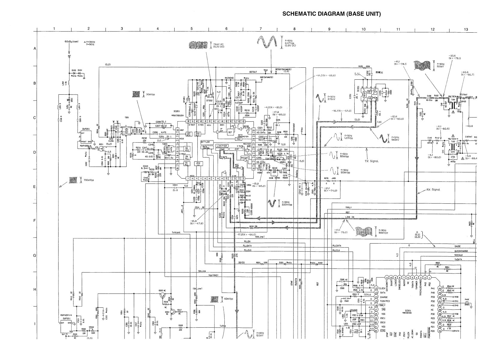 Panasonic KX-TC170 Service Manual