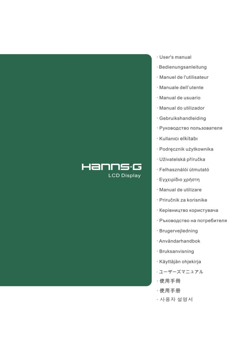 Hanns.G HSG1033 User Manual