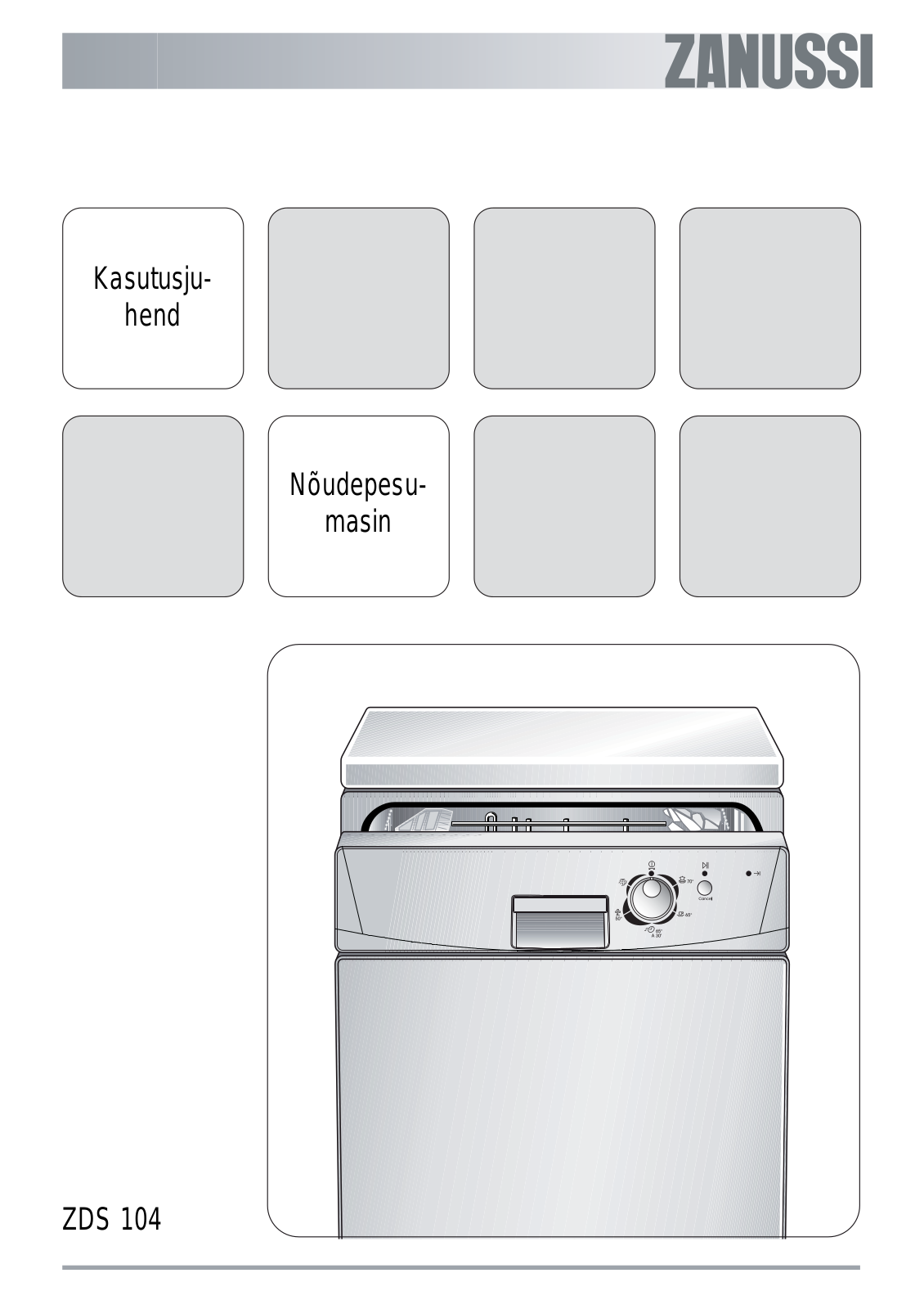 Zanussi ZDS104 User Manual