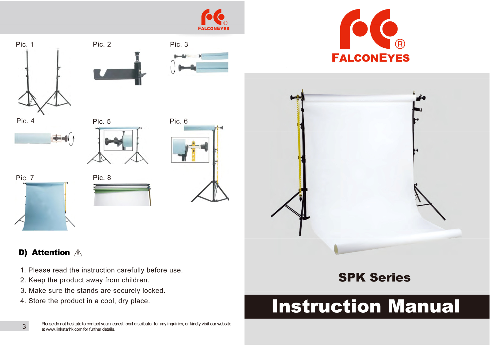 Falcon Eyes SPK-2W User manual