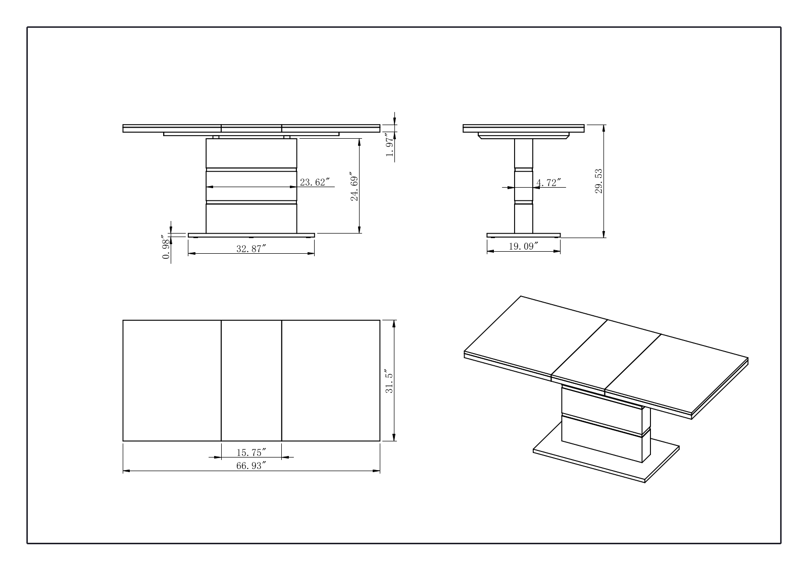 Wade Logan W005484287 Dimensions - ManualMachine.com