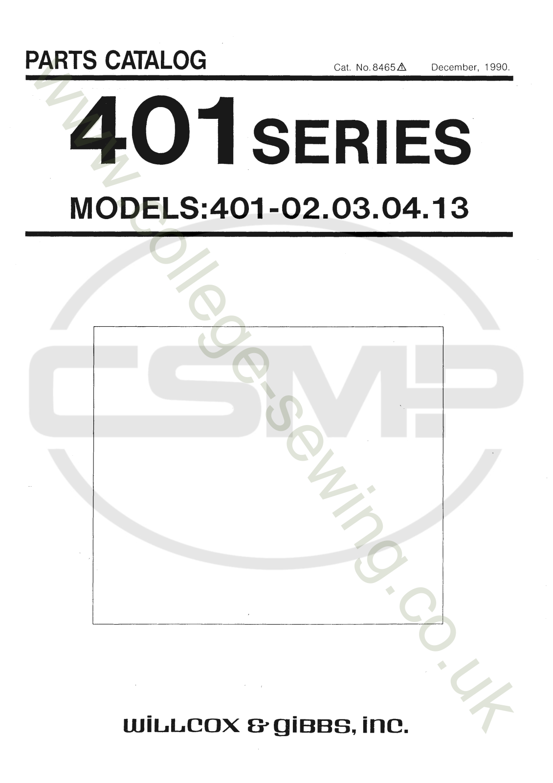 Pegasus 401 SERIES Parts Book