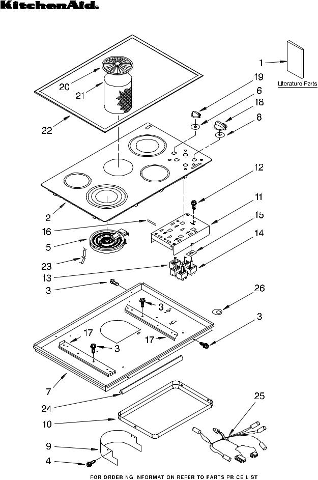 KitchenAid KECD866RWW02 Parts List