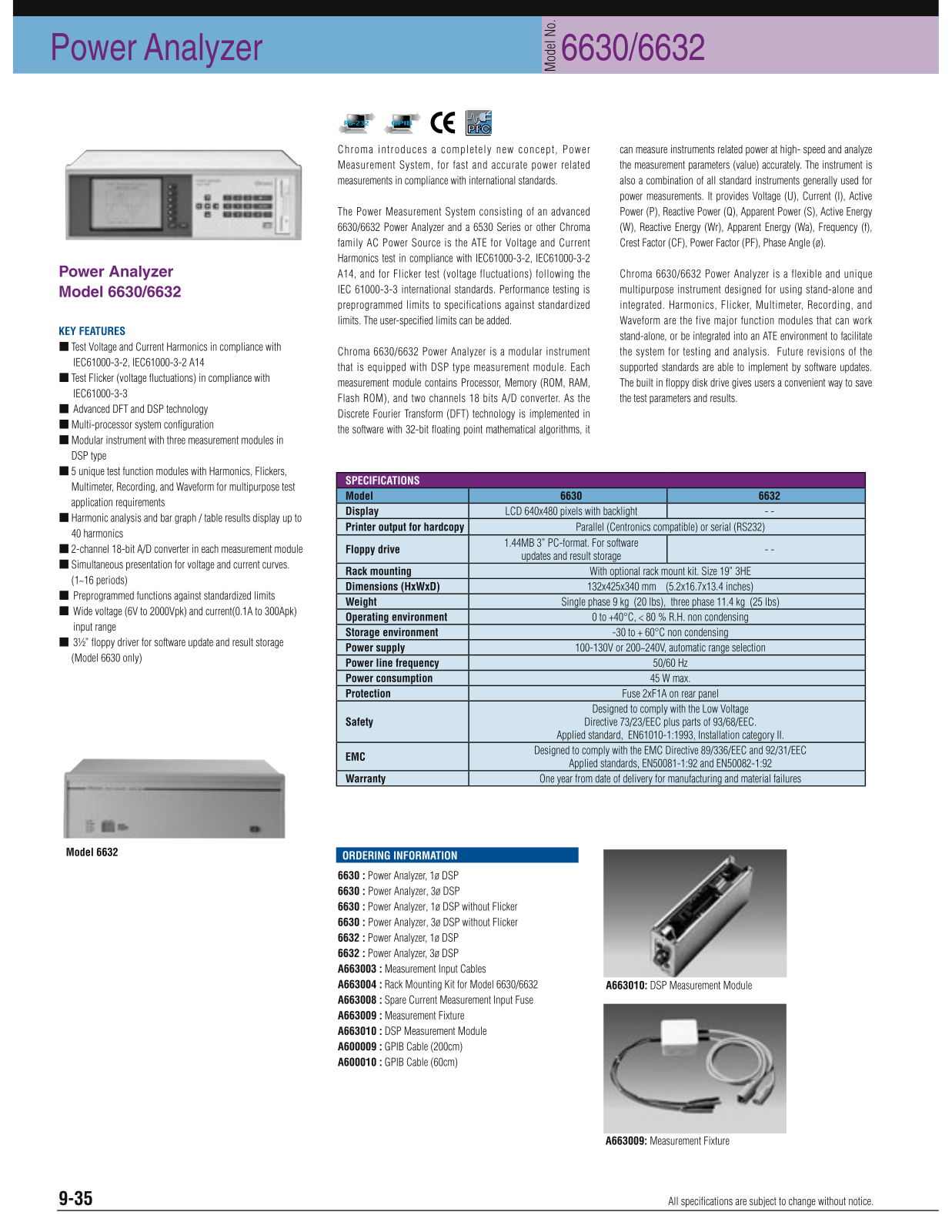 Chroma 6630 Data Sheet - ManualMachine.com