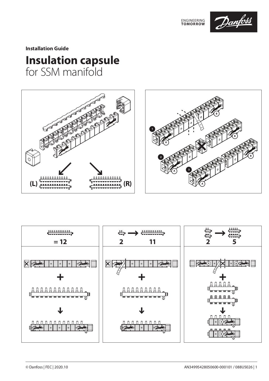 Danfoss Insulation capsule Installation guide