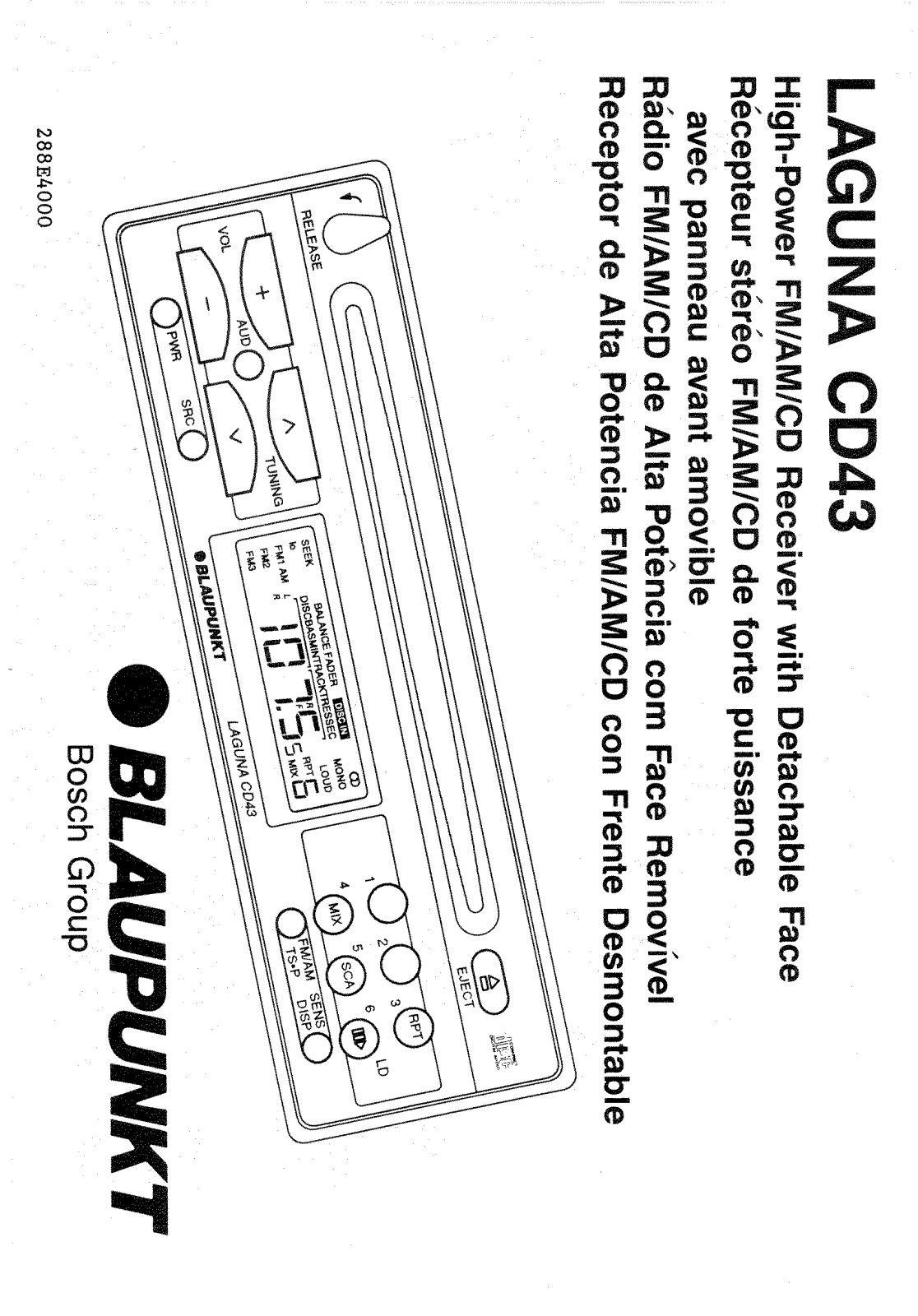 Blaupunkt Laguna-CD-43 Owners Manual