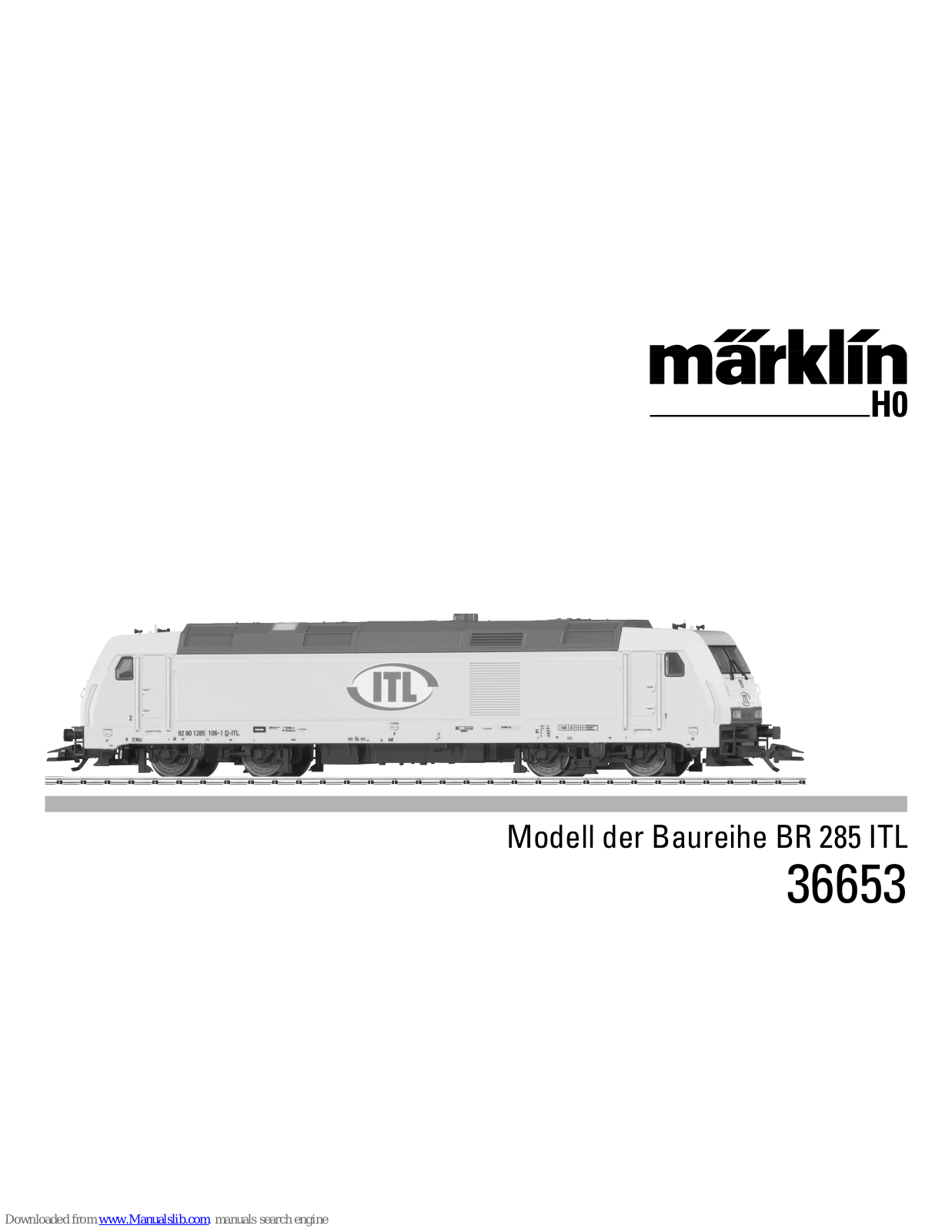 marklin 36653 User Manual