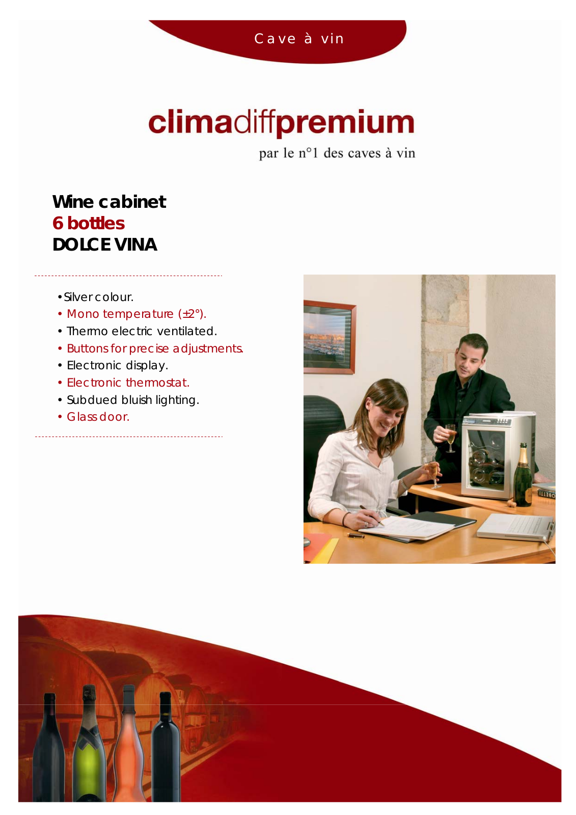 Climadiff DOLCE VINA DATASHEET