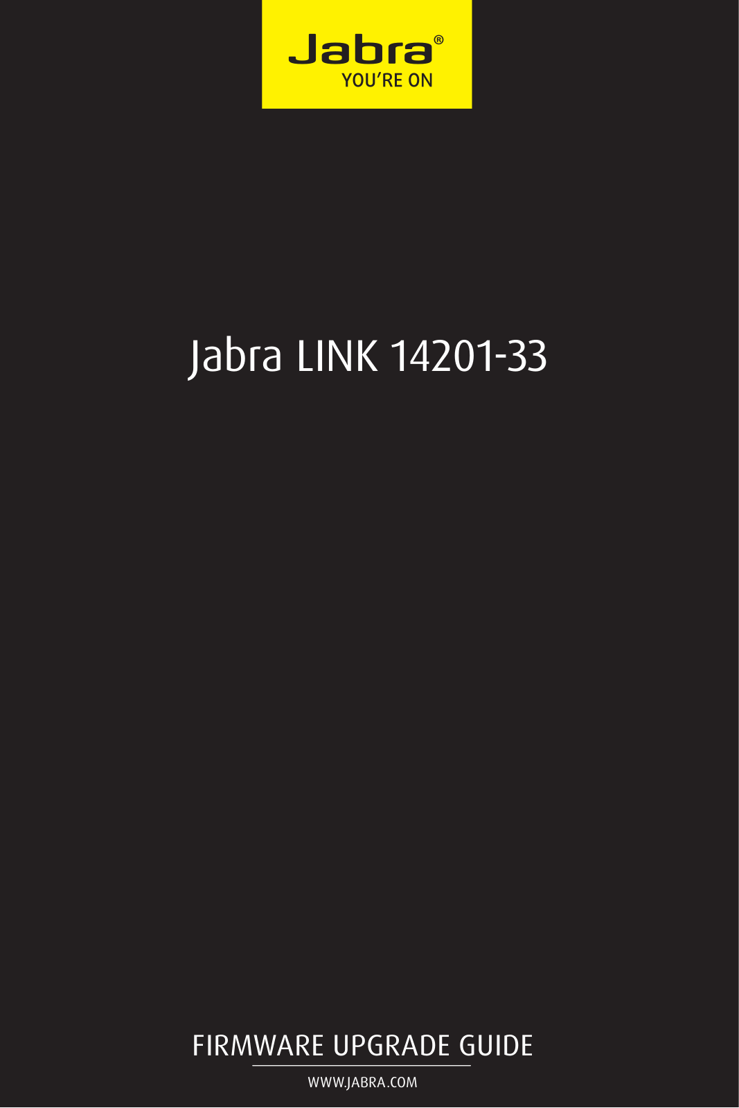 Jabra 14201-33 User Manual