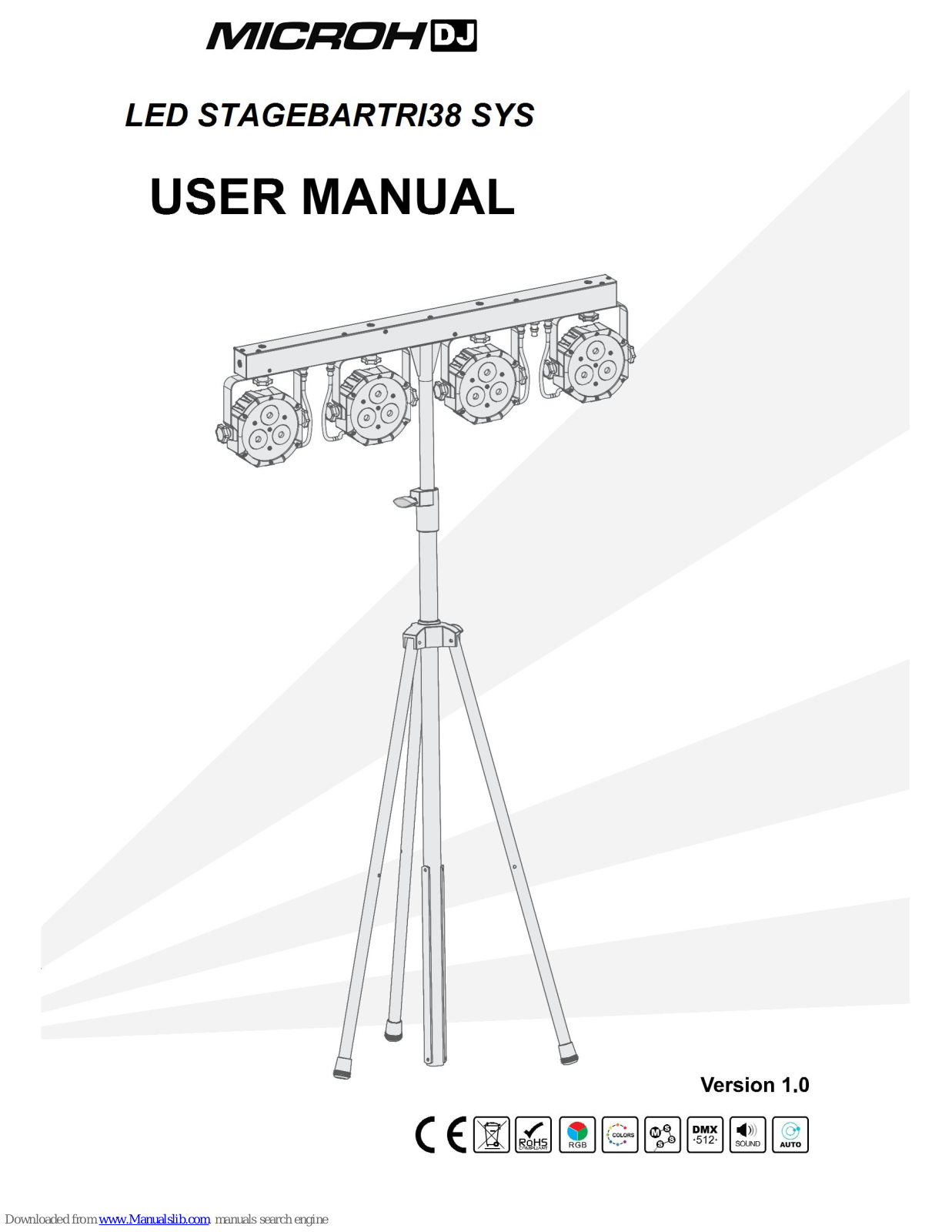 MicrohDJ LED STAGEBARTRI38 SYS User Manual - ManualMachine.com
