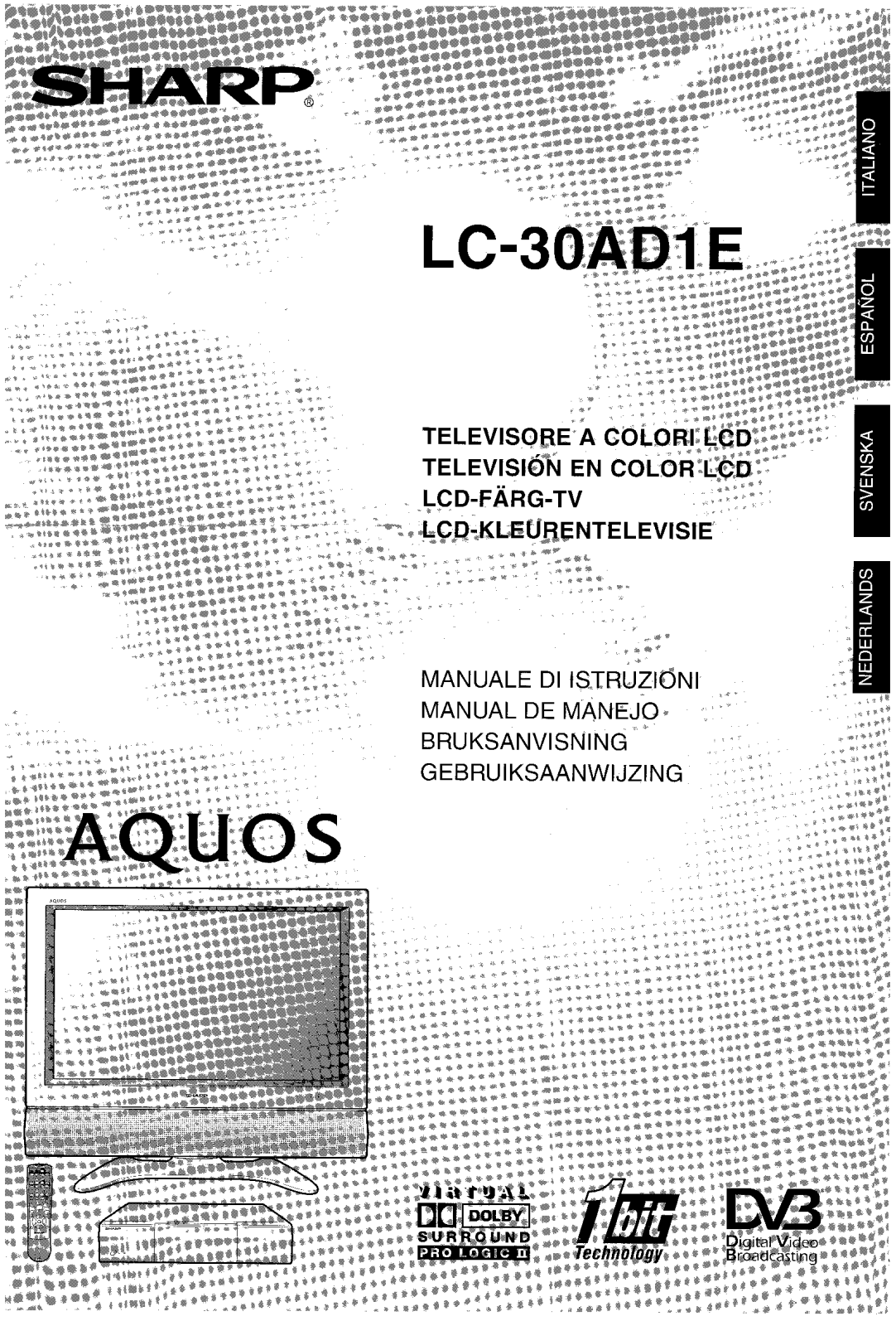 Sharp LC-30AD1E User Manual