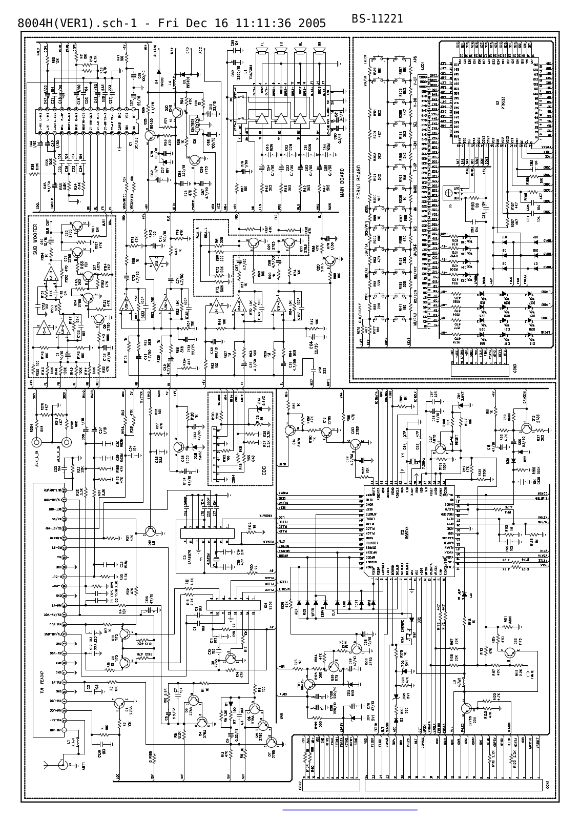 Belson BS-11221 Schematic