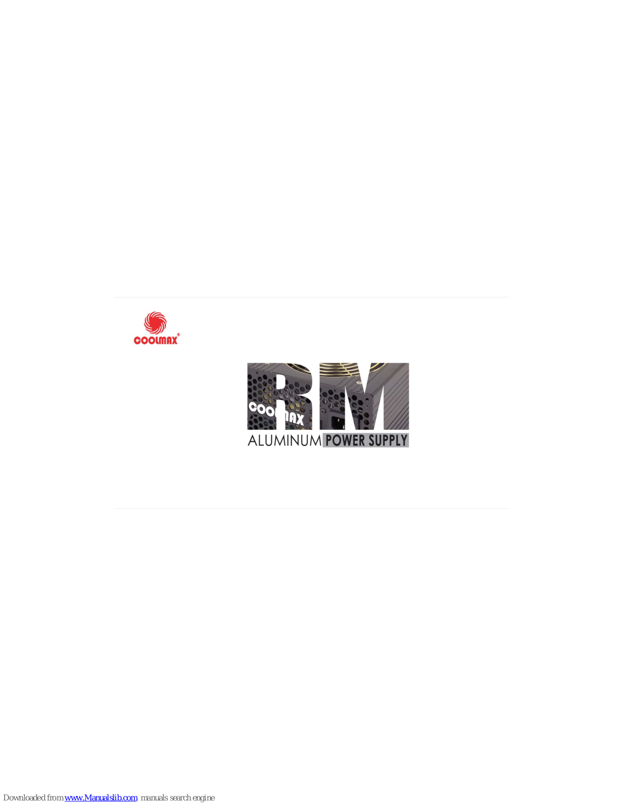 Coolmax RM-750B User Manual - ManualMachine.com