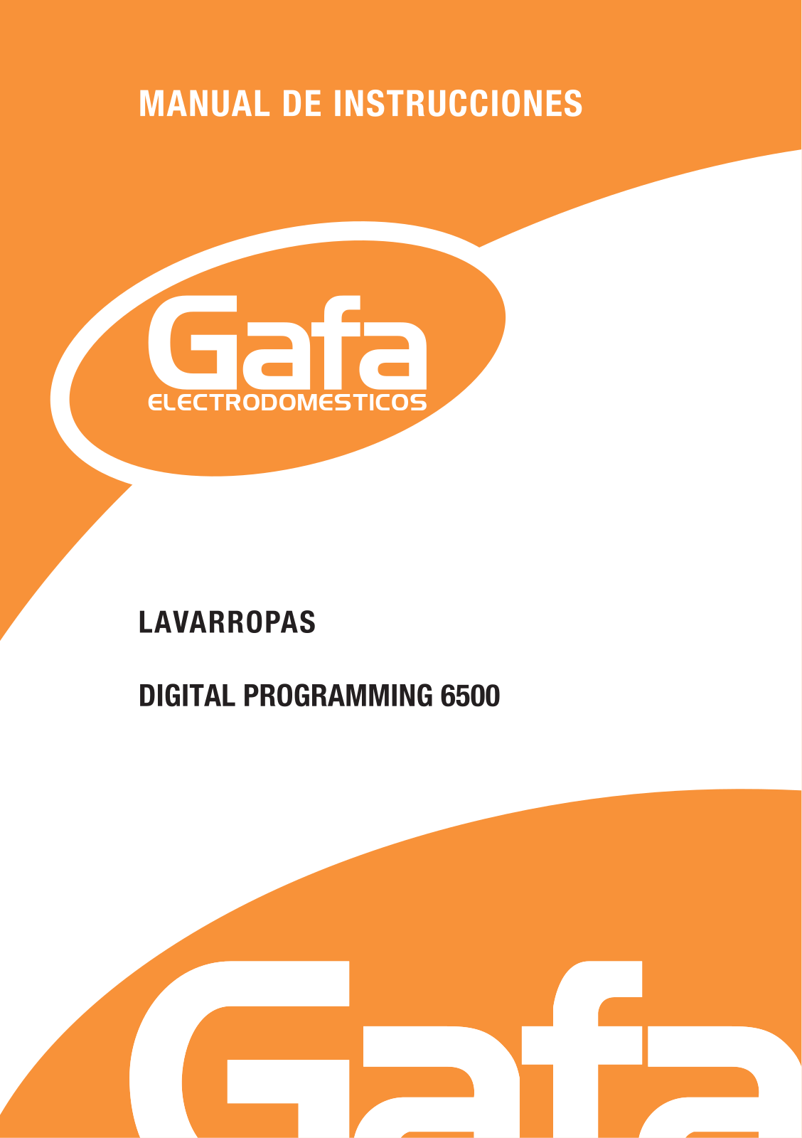 Gafa 6500 Instructions  Manual