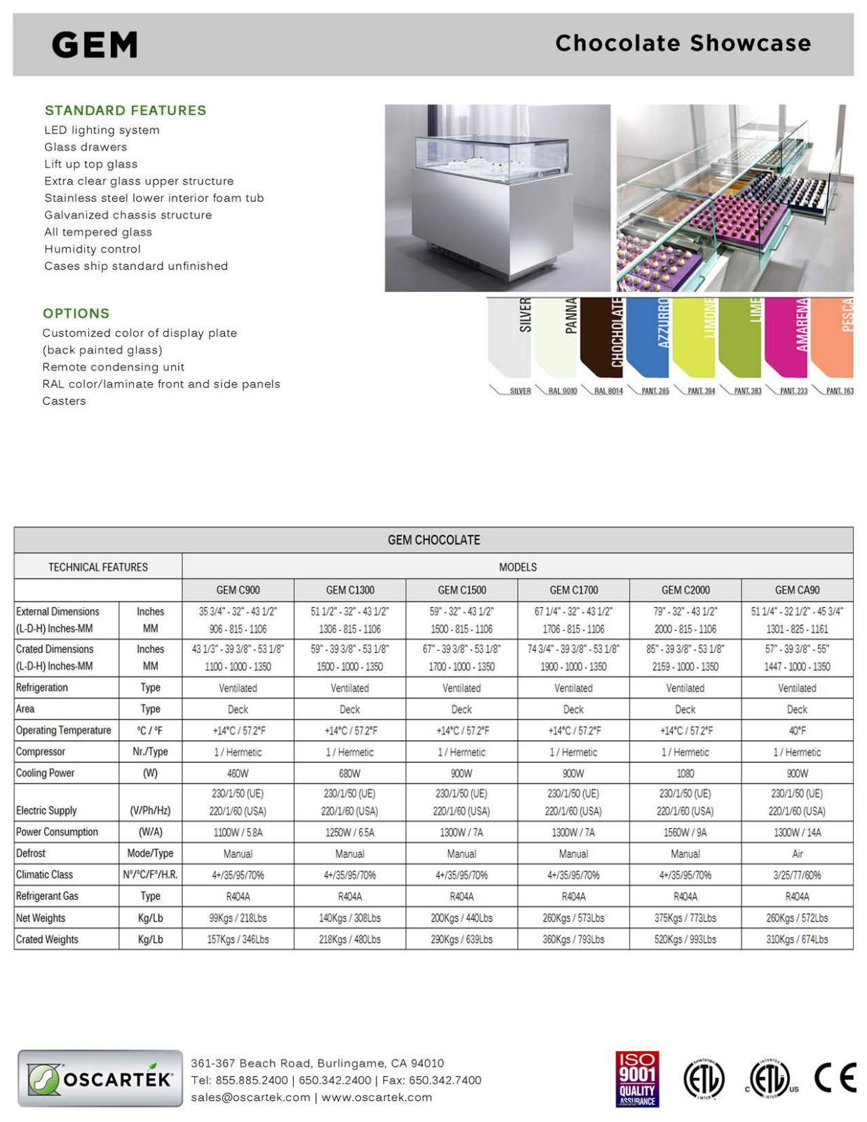 Oscartek GEM C1500 User Manual