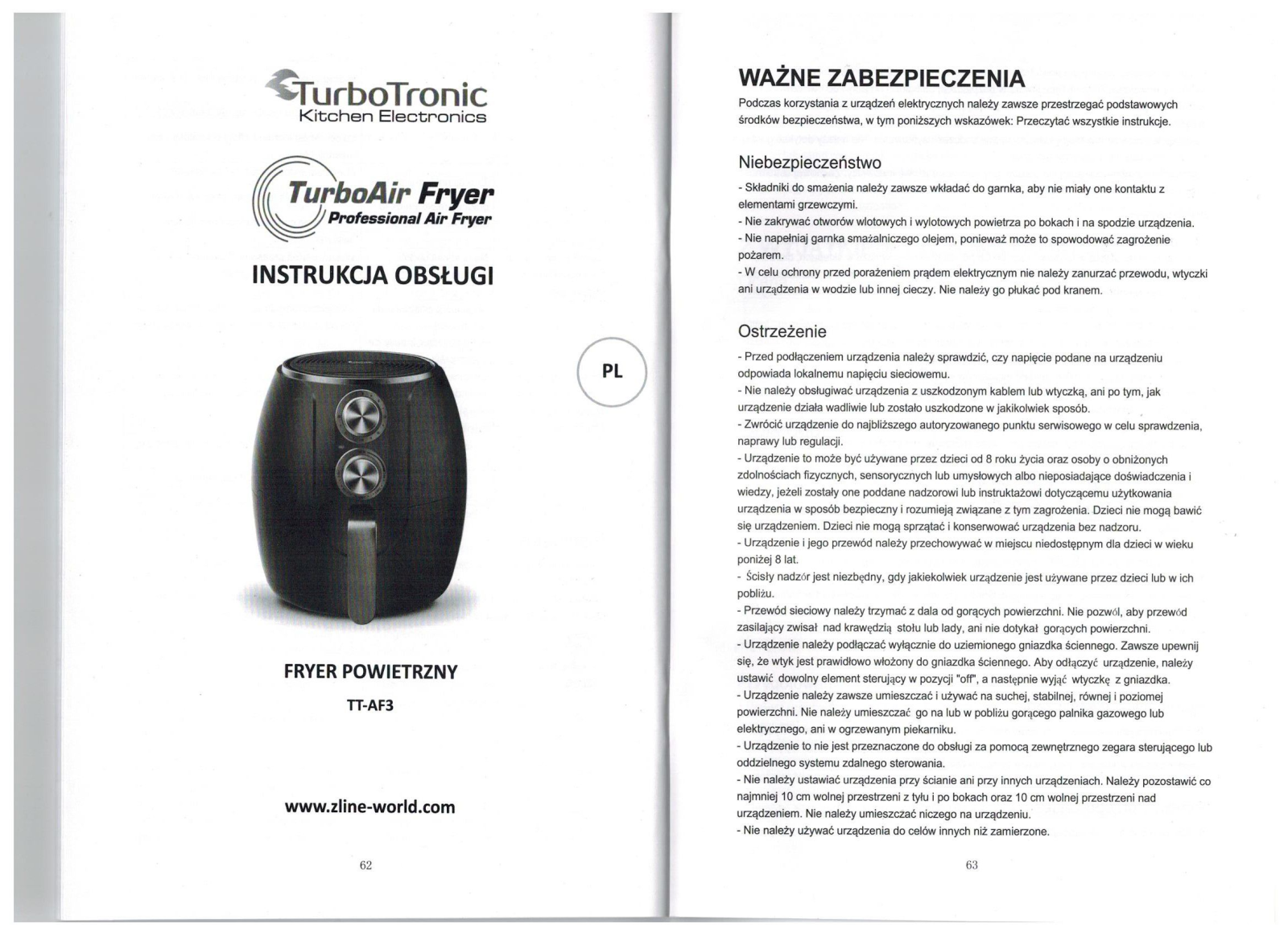 TURBOTRONIC TT-AF3 User guide - ManualMachine.com