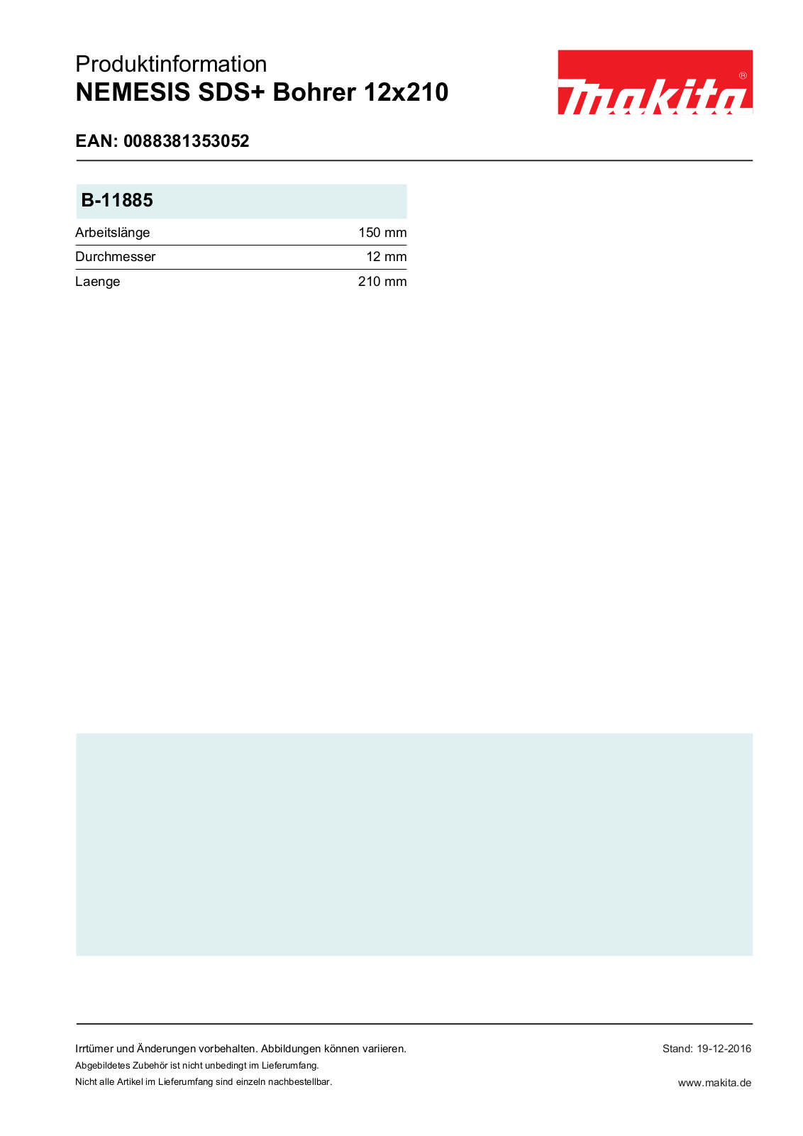 Makita B-11885 Service Manual