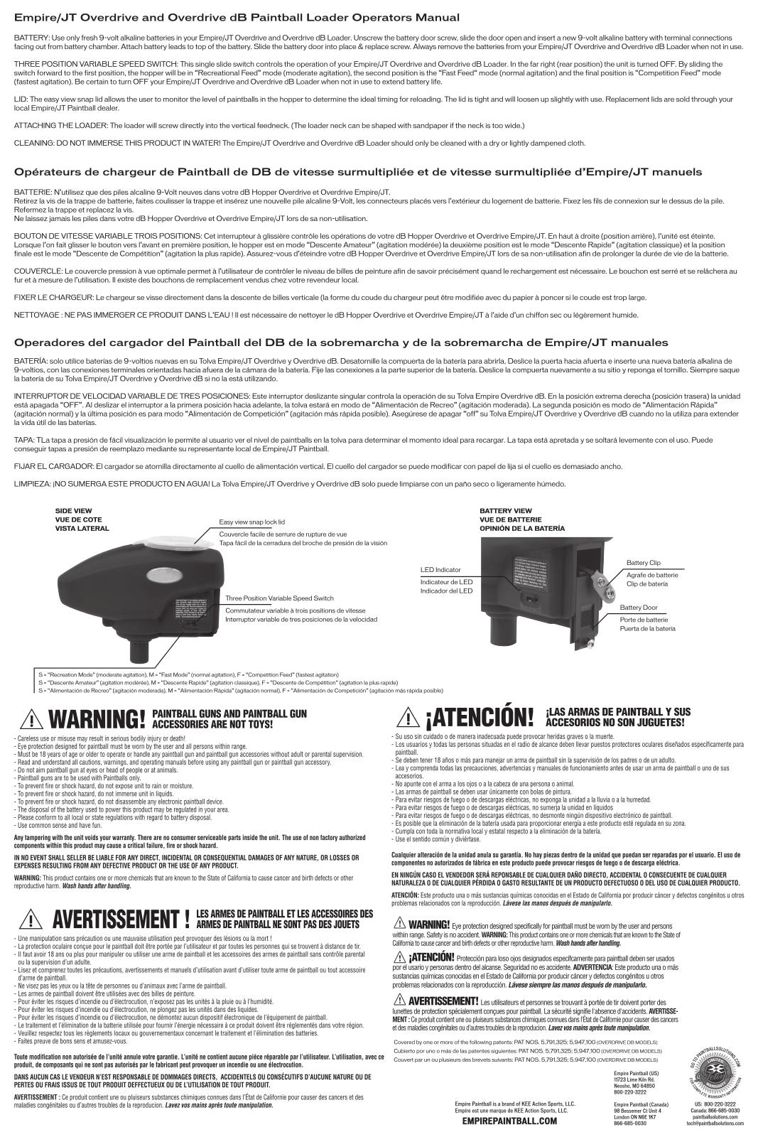 Empire Overdrive User manual - ManualMachine.com