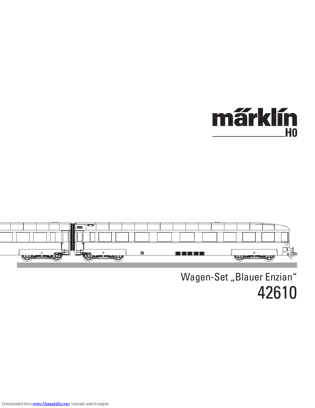 marklin 42610 User Manual - ManualMachine.com