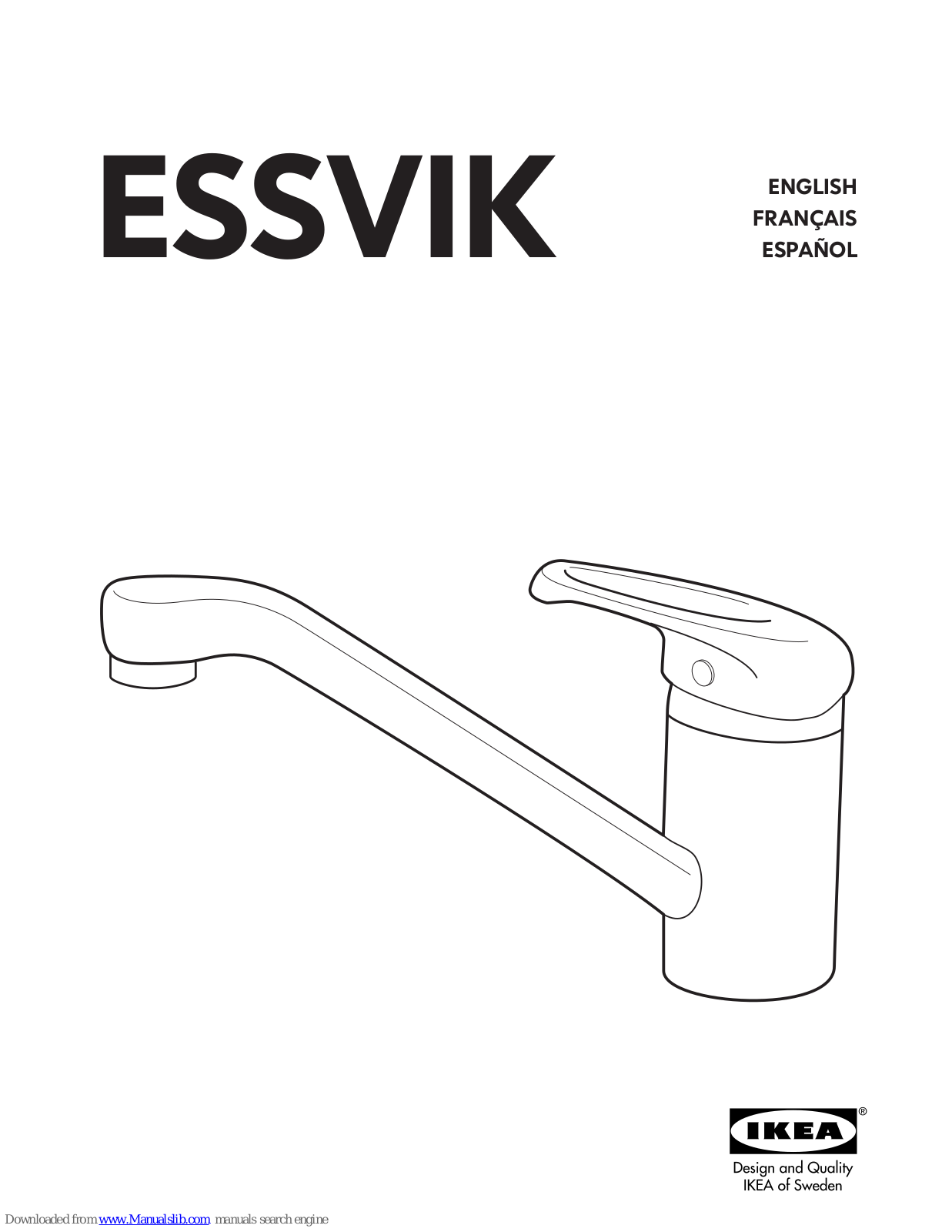 IKEA ESSVIK AA-290844-1, ESSVIK Assembly Instructions Manual