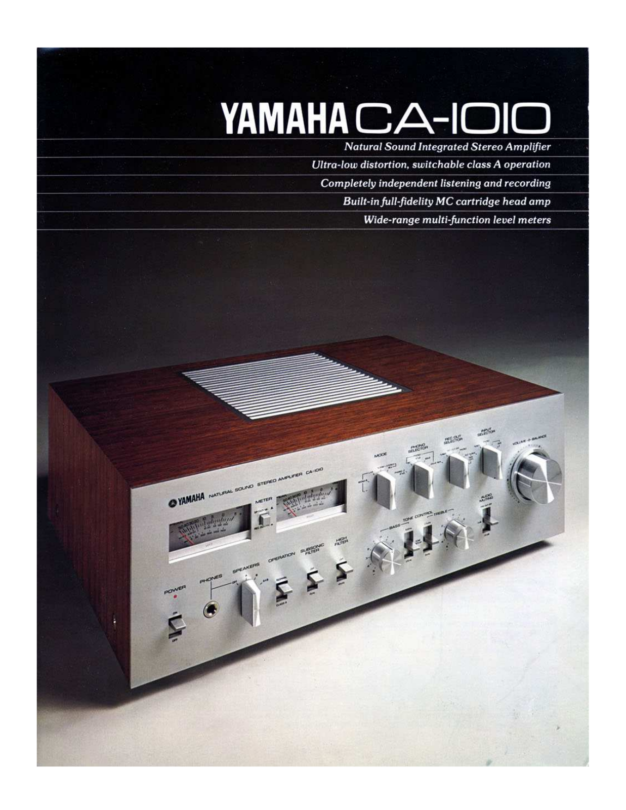 Yamaha CA-1010 Brochure