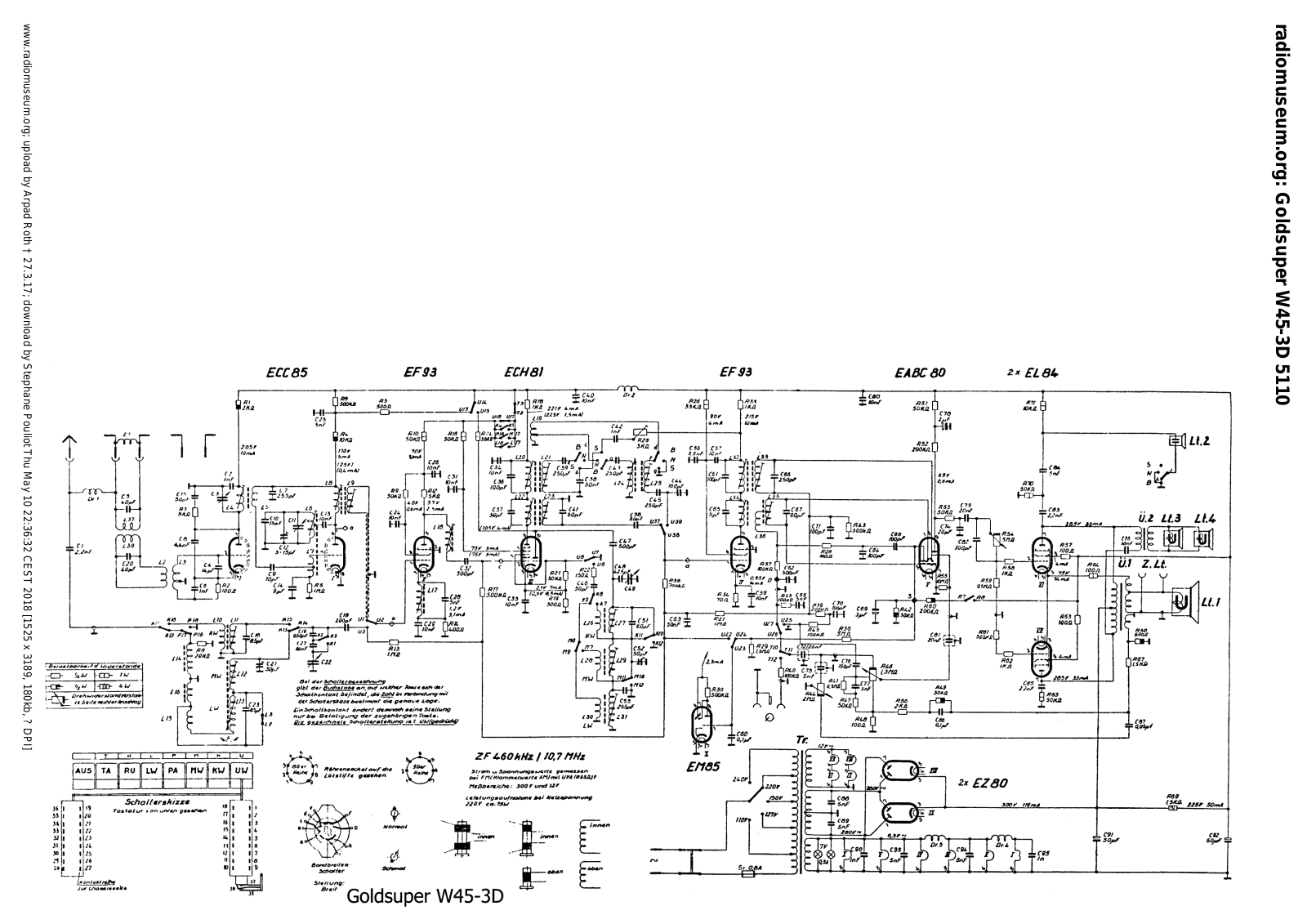 ITT GoldsuperStereoW45 Schematic - ManualMachine.com
