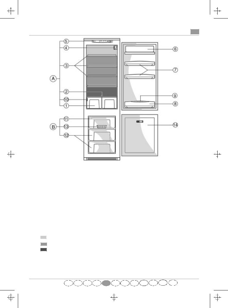 Whirlpool CE-340 I, CBI 610 W, FIC-46, ART 476/R, 1FCI-46 INSTRUCTION FOR USE