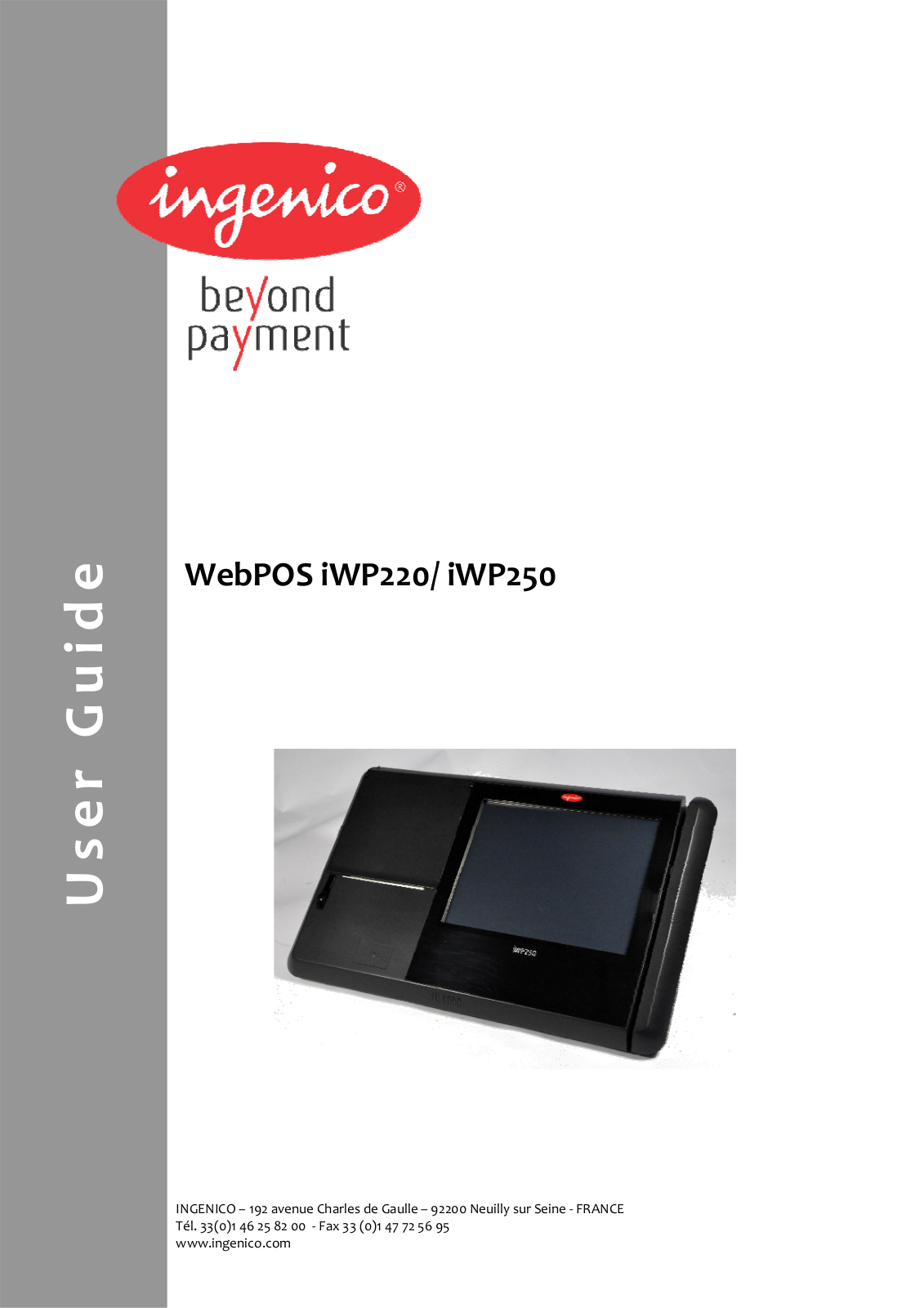 INGENICO IWP250 User Manual