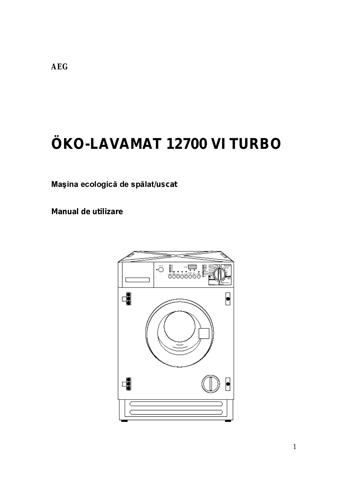 AEG LAVAMAT 12700 VI TURBO User Manual