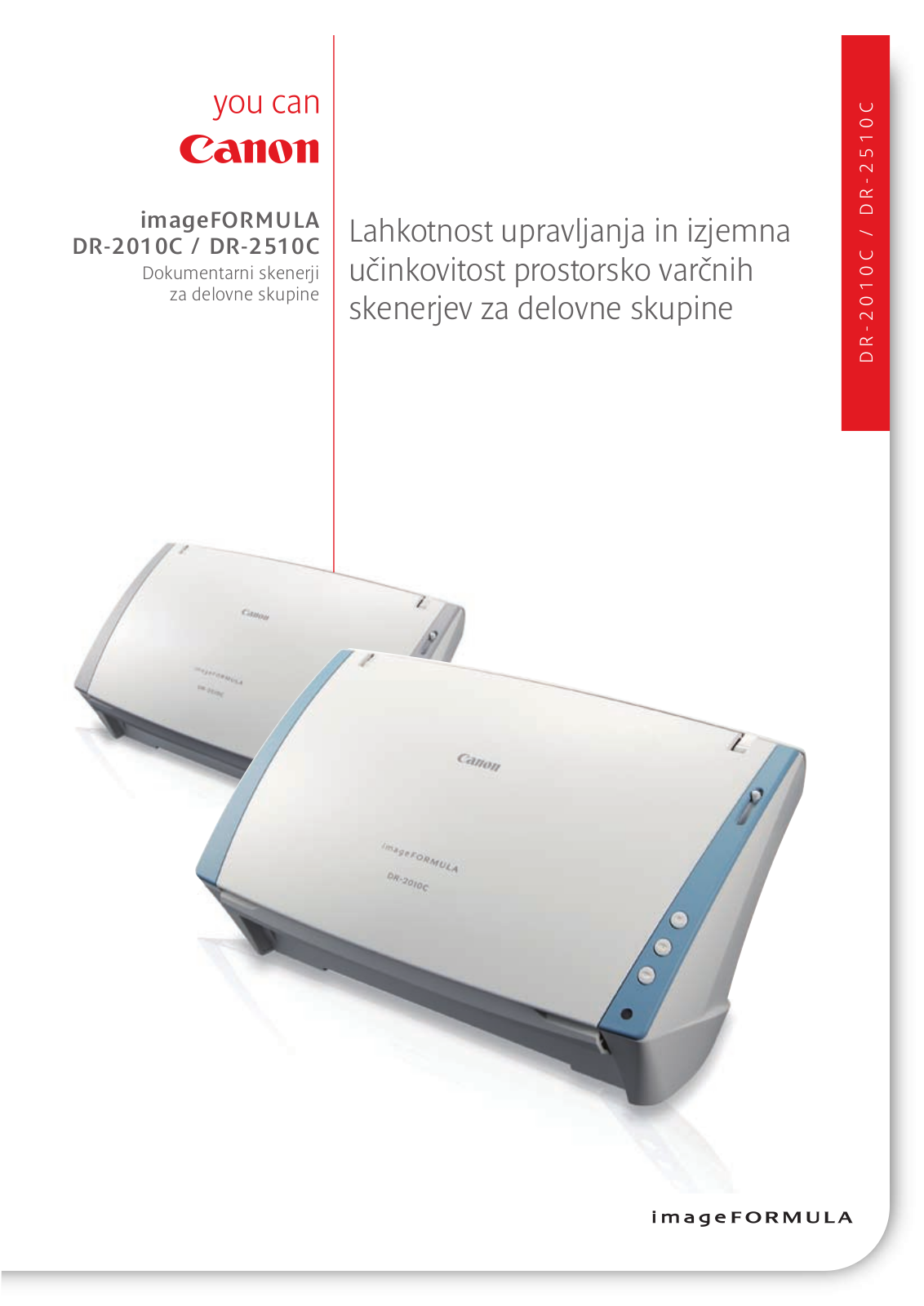 Canon imageFORMULA DR-2010C, imageFORMULA DR-2510C BROCHURE