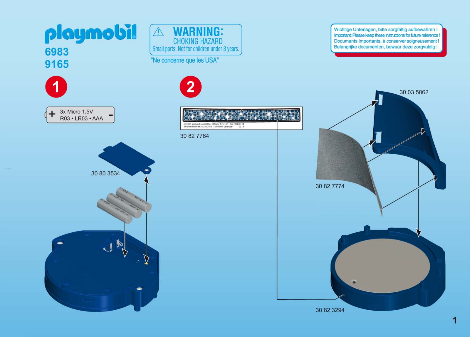 Playmobil 6983 Instructions